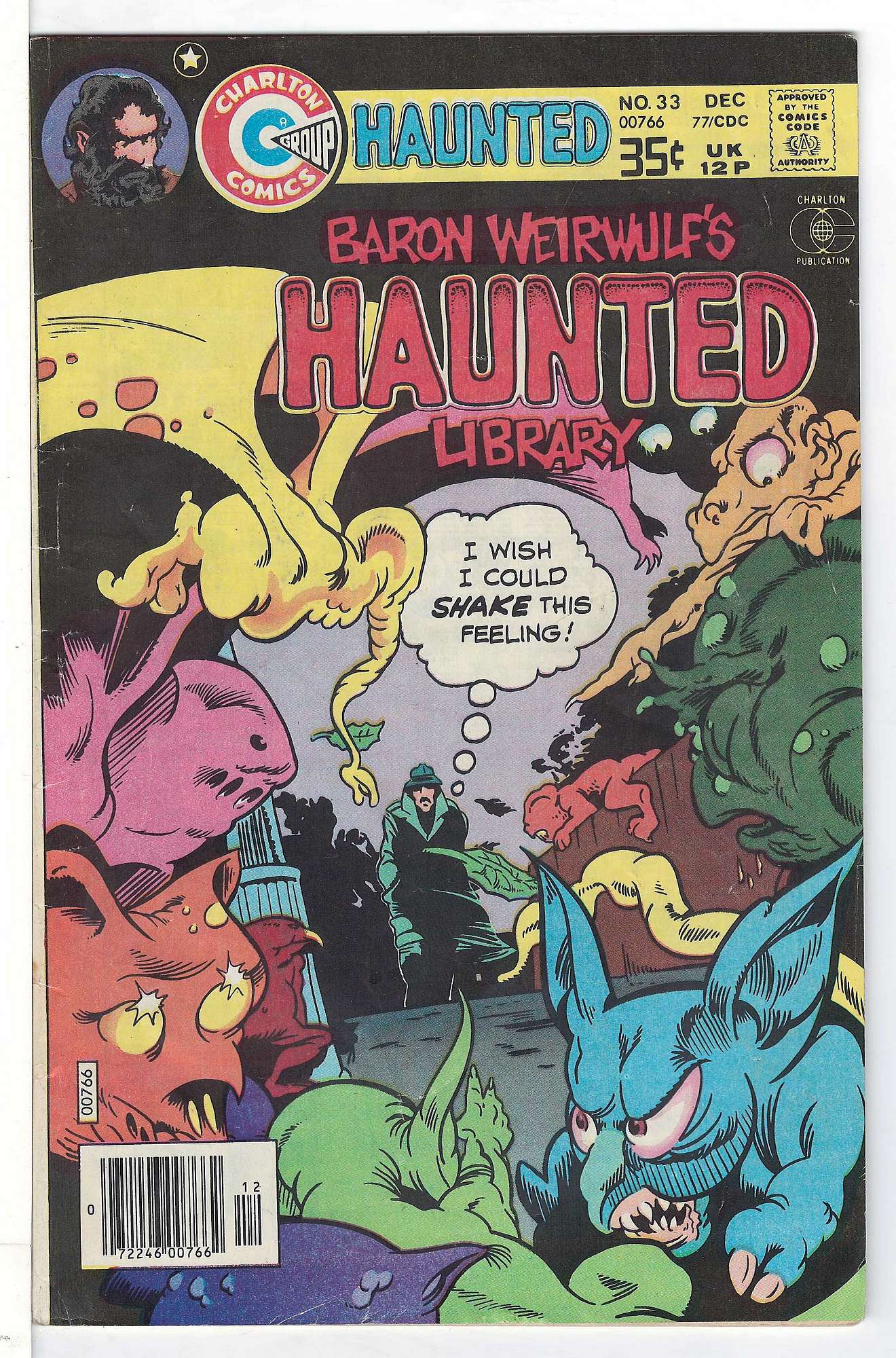 Cover of Haunted (Vol 1) #33. One of 250,000 Vintage American Comics on sale from Krypton!