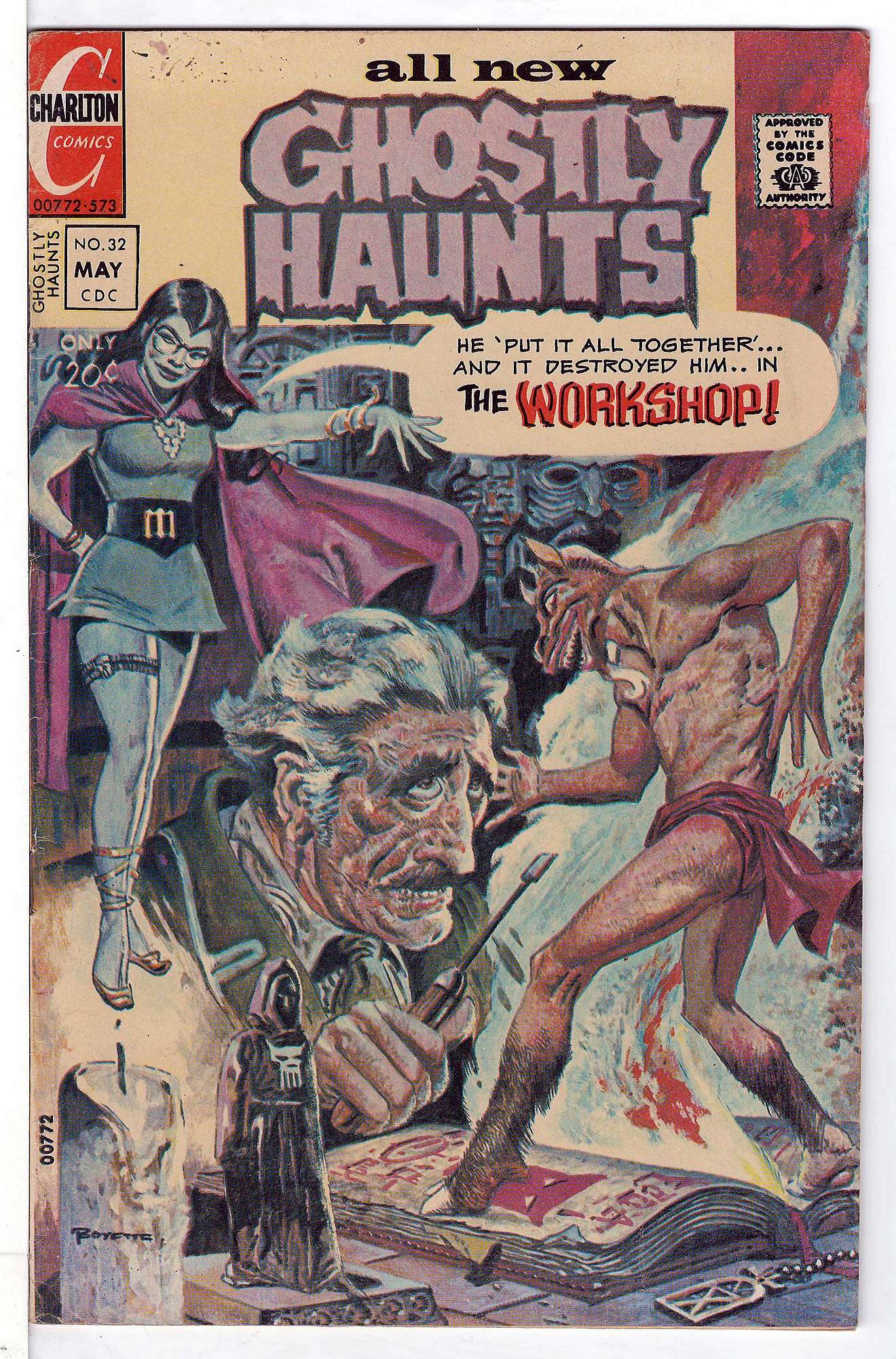 Cover of Ghostly Haunts (Vol 1) #32. One of 250,000 Vintage American Comics on sale from Krypton!