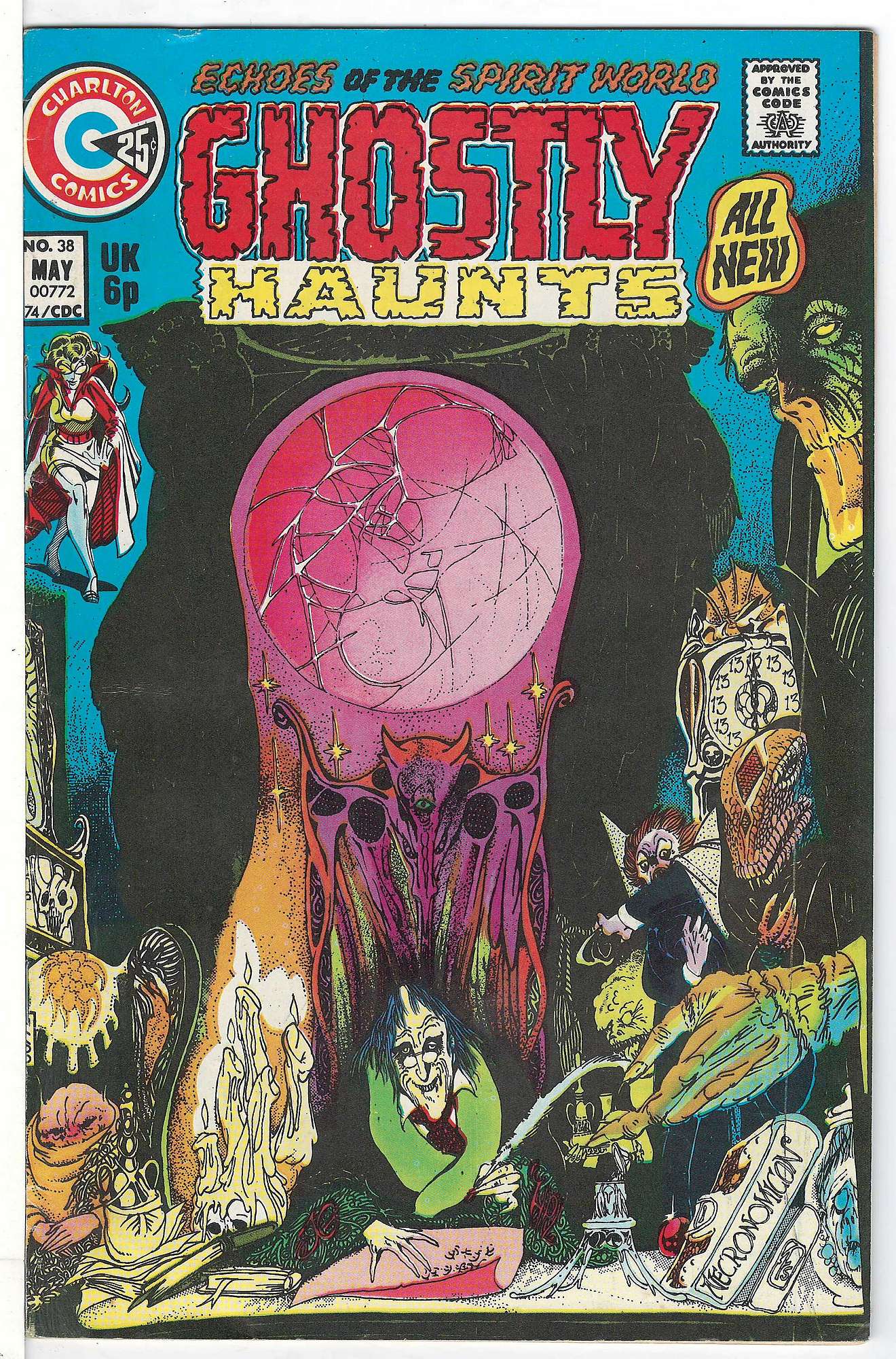 ACTUAL SCAN OF COMIC!<br> Cover of Ghostly Haunts (Vol 1) #38. One of 250,000 Vintage American Comics on sale from Krypton!