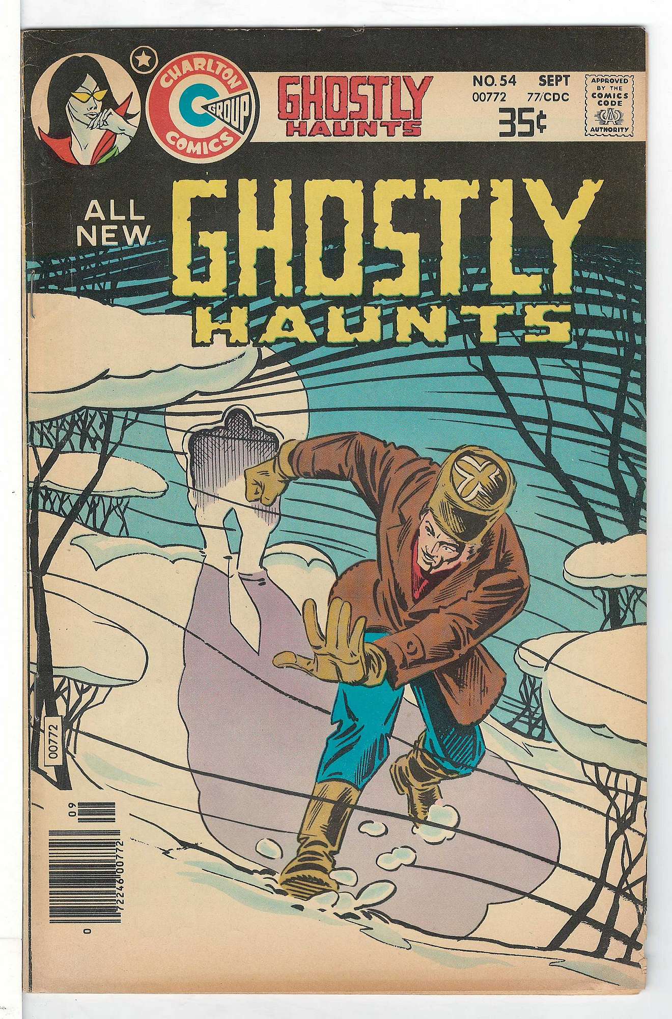 Cover of Ghostly Haunts (Vol 1) #54. One of 250,000 Vintage American Comics on sale from Krypton!