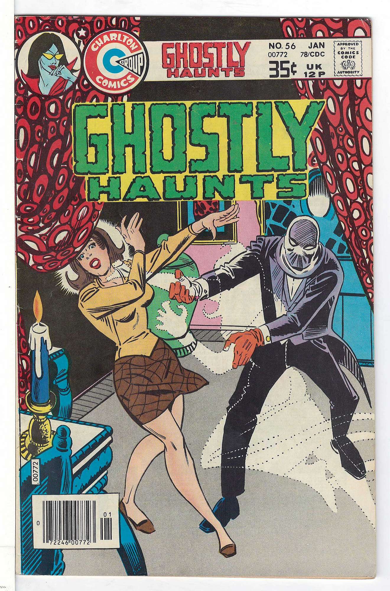 Cover of Ghostly Haunts (Vol 1) #56. One of 250,000 Vintage American Comics on sale from Krypton!