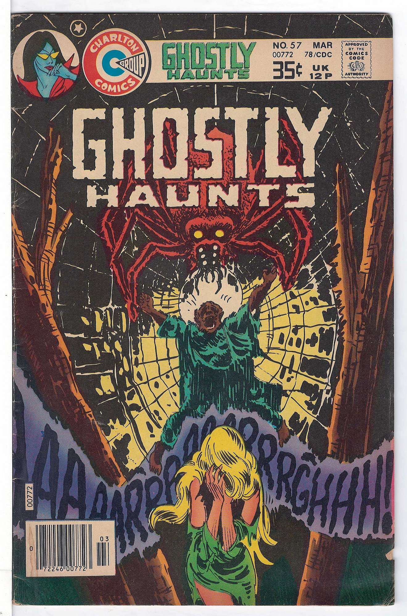 Cover of Ghostly Haunts (Vol 1) #57. One of 250,000 Vintage American Comics on sale from Krypton!