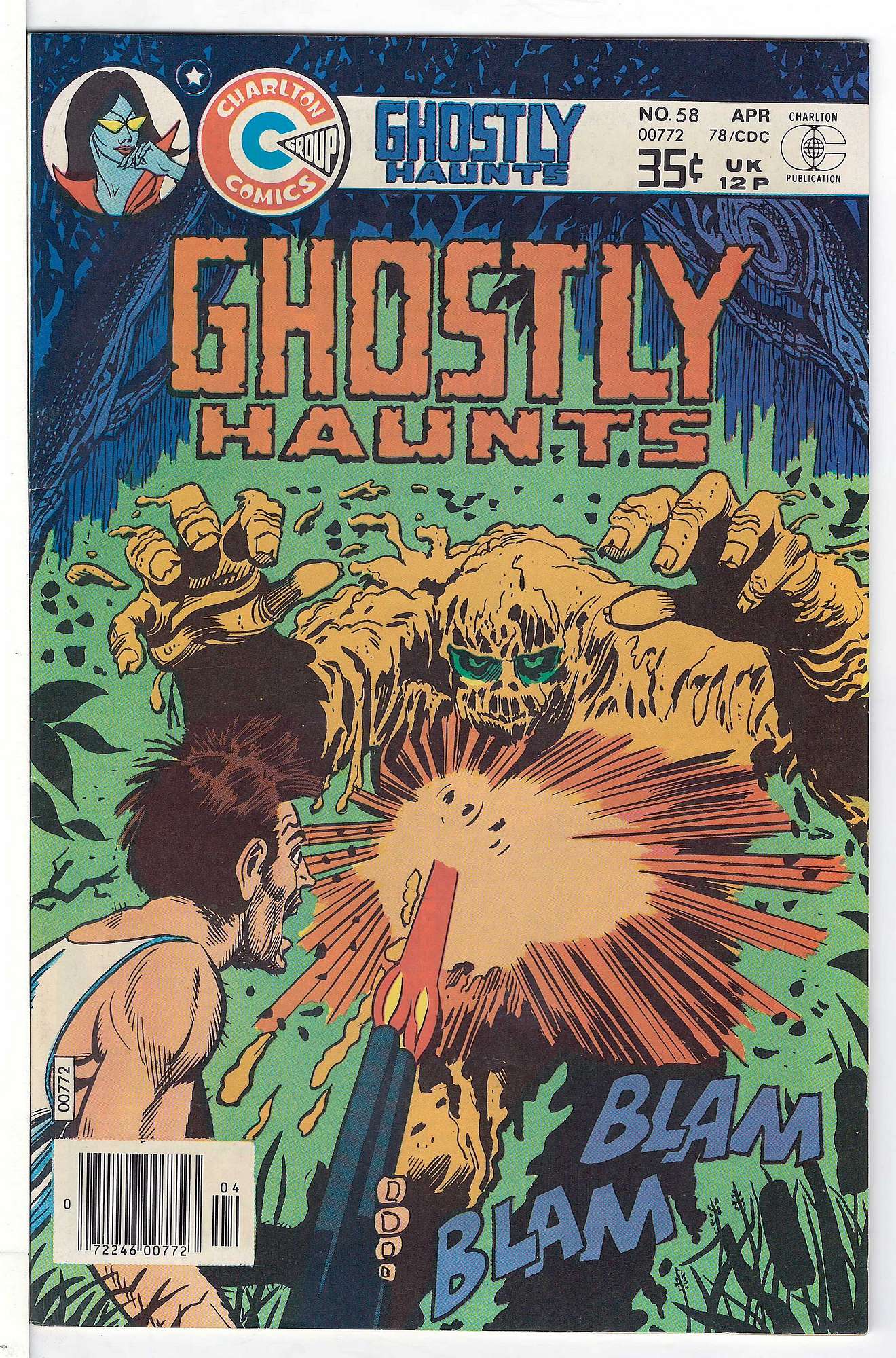 Cover of Ghostly Haunts (Vol 1) #58. One of 250,000 Vintage American Comics on sale from Krypton!