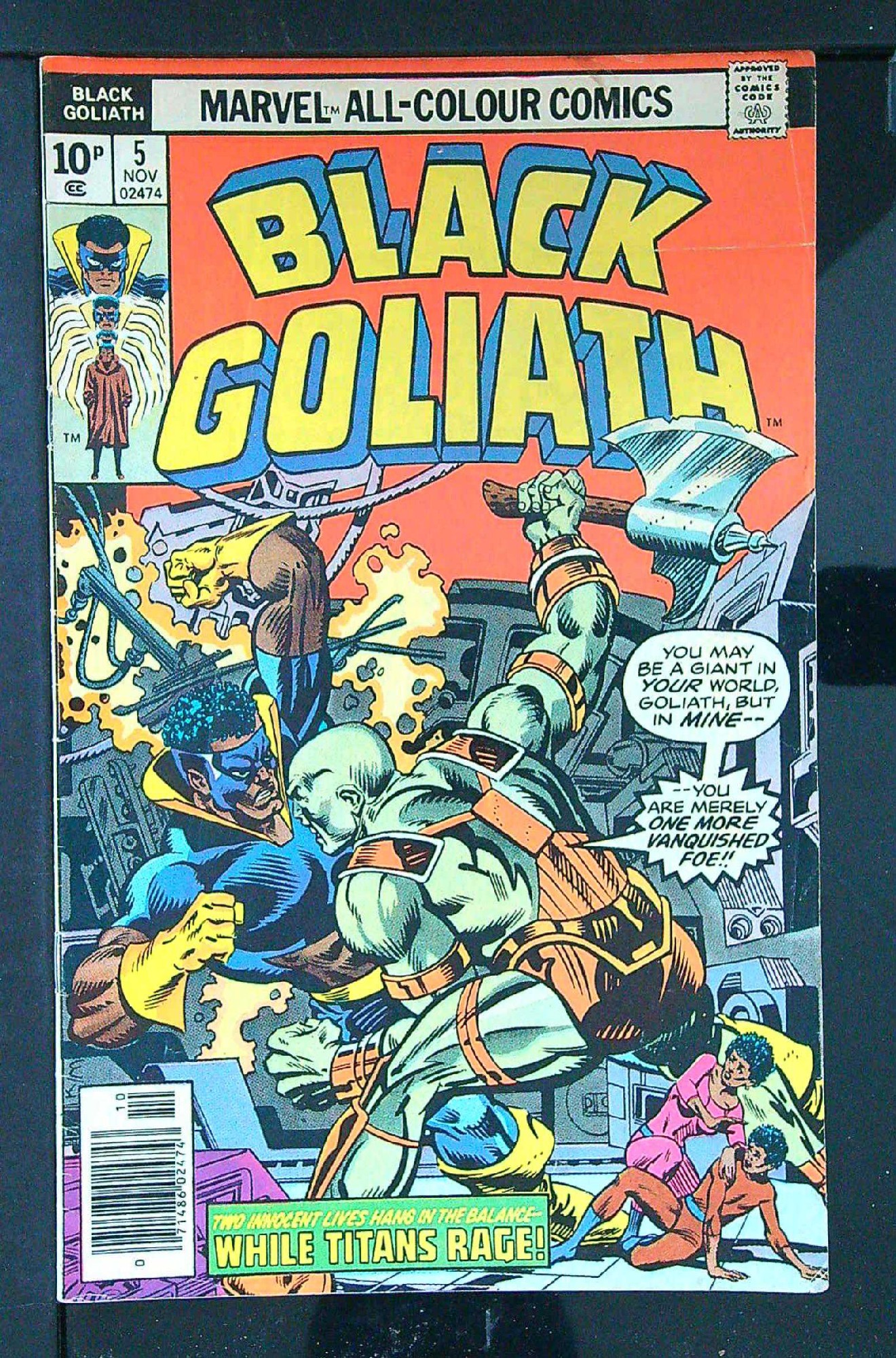 Cover of Black Goliath (Vol 1) #5. One of 250,000 Vintage American Comics on sale from Krypton!