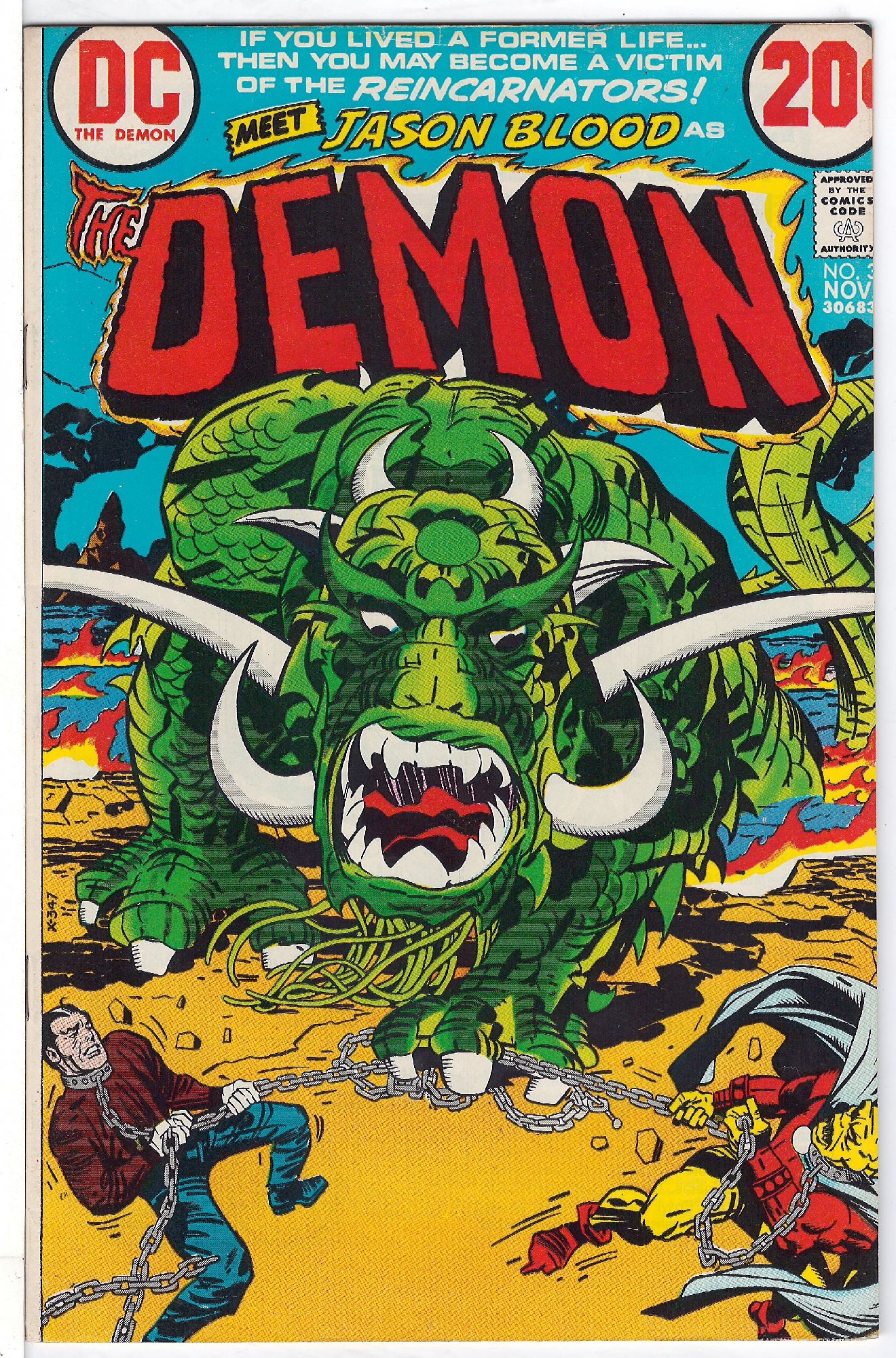 Cover of Demon (Vol 1) The #3. One of 250,000 Vintage American Comics on sale from Krypton!