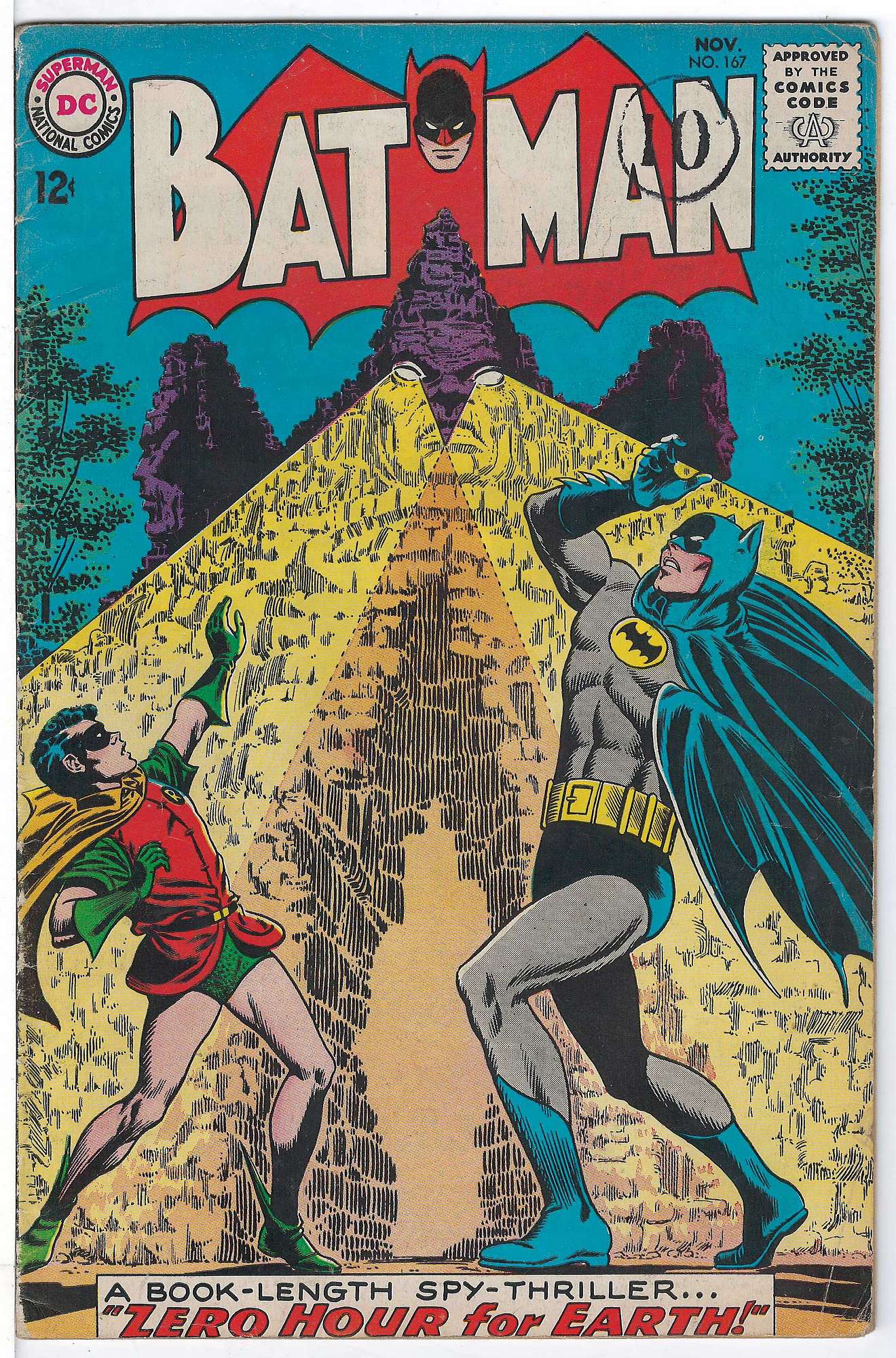 Cover of Batman #167. One of 250,000 Vintage American Comics on sale from Krypton!