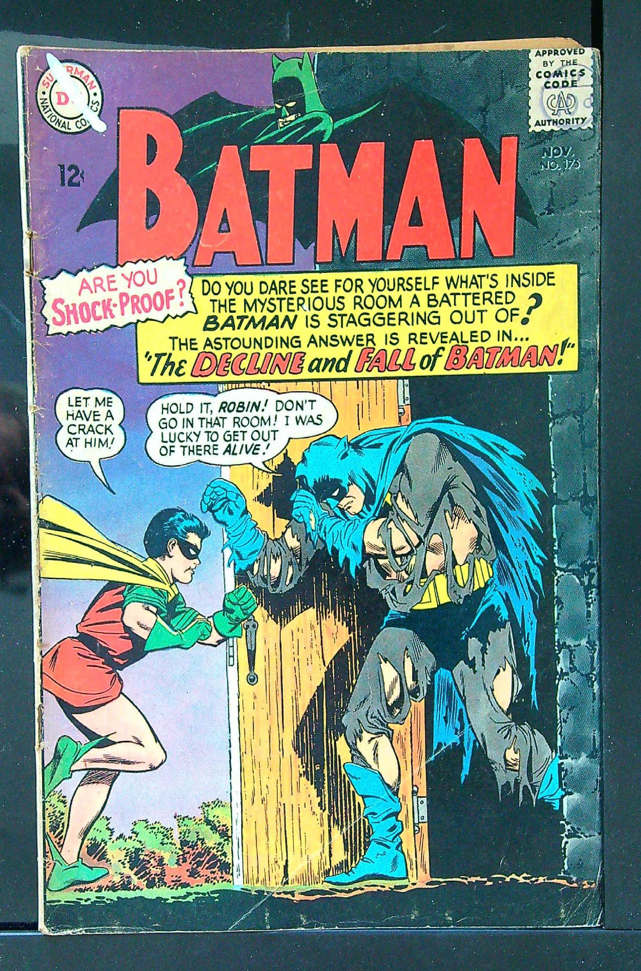 Cover of Batman #175. One of 250,000 Vintage American Comics on sale from Krypton!