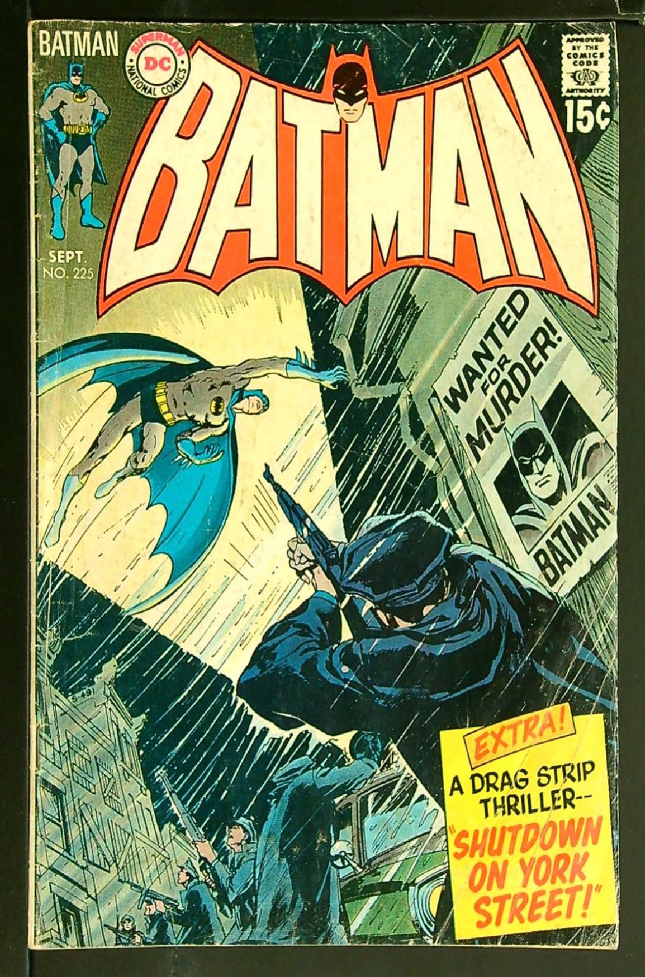 Cover of Batman #225. One of 250,000 Vintage American Comics on sale from Krypton!
