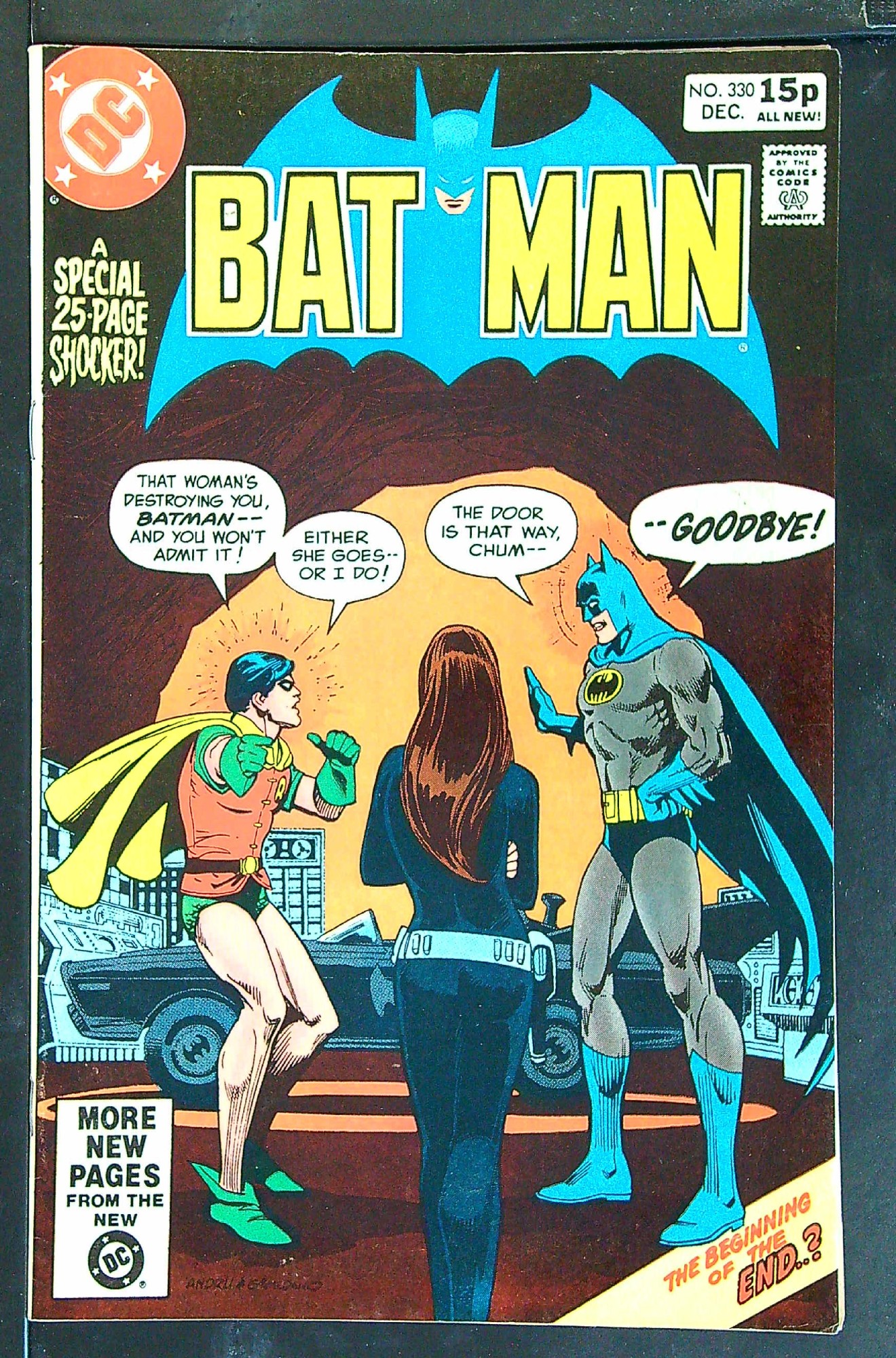 Cover of Batman #330. One of 250,000 Vintage American Comics on sale from Krypton!