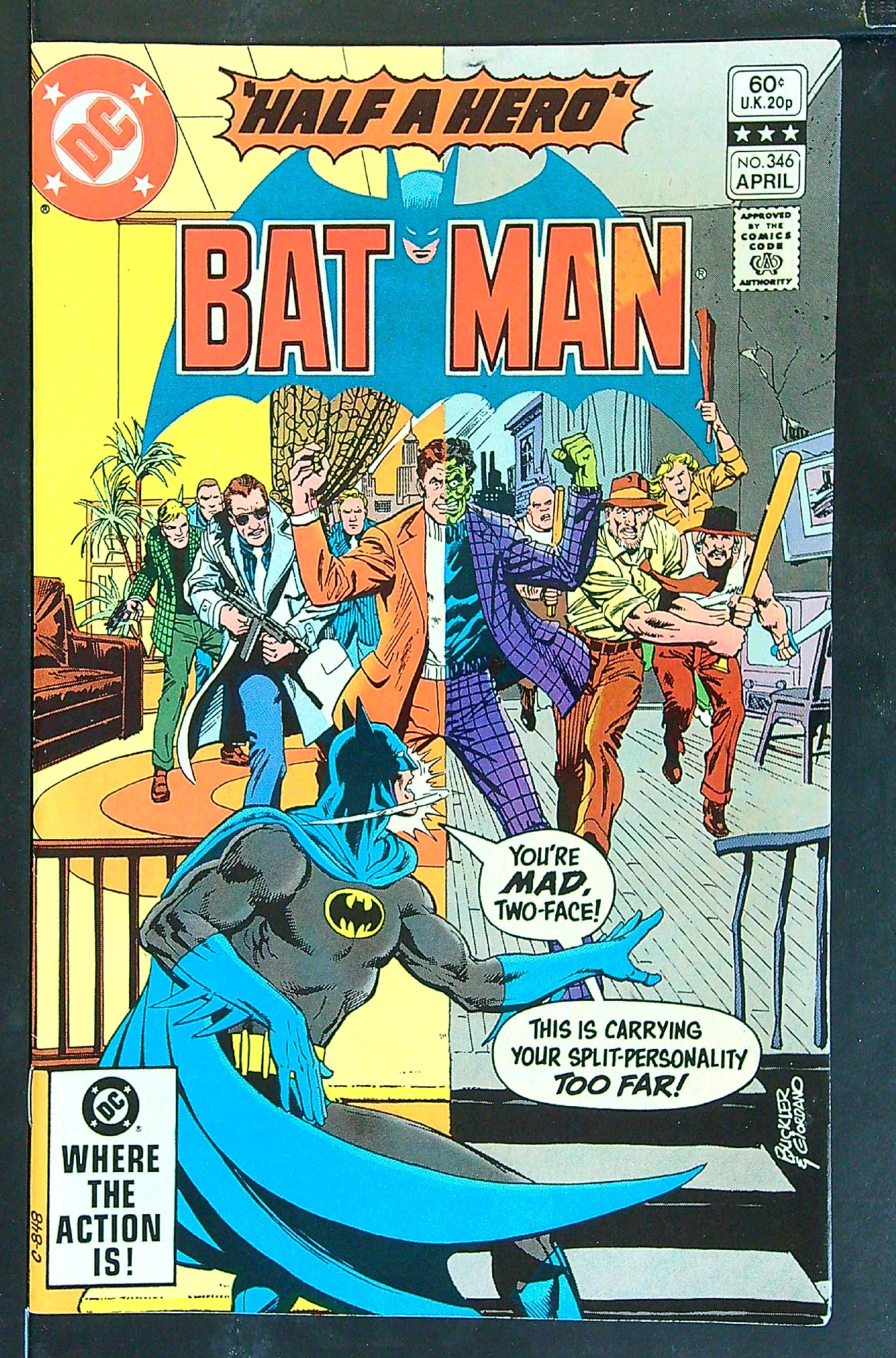 Cover of Batman #346. One of 250,000 Vintage American Comics on sale from Krypton!