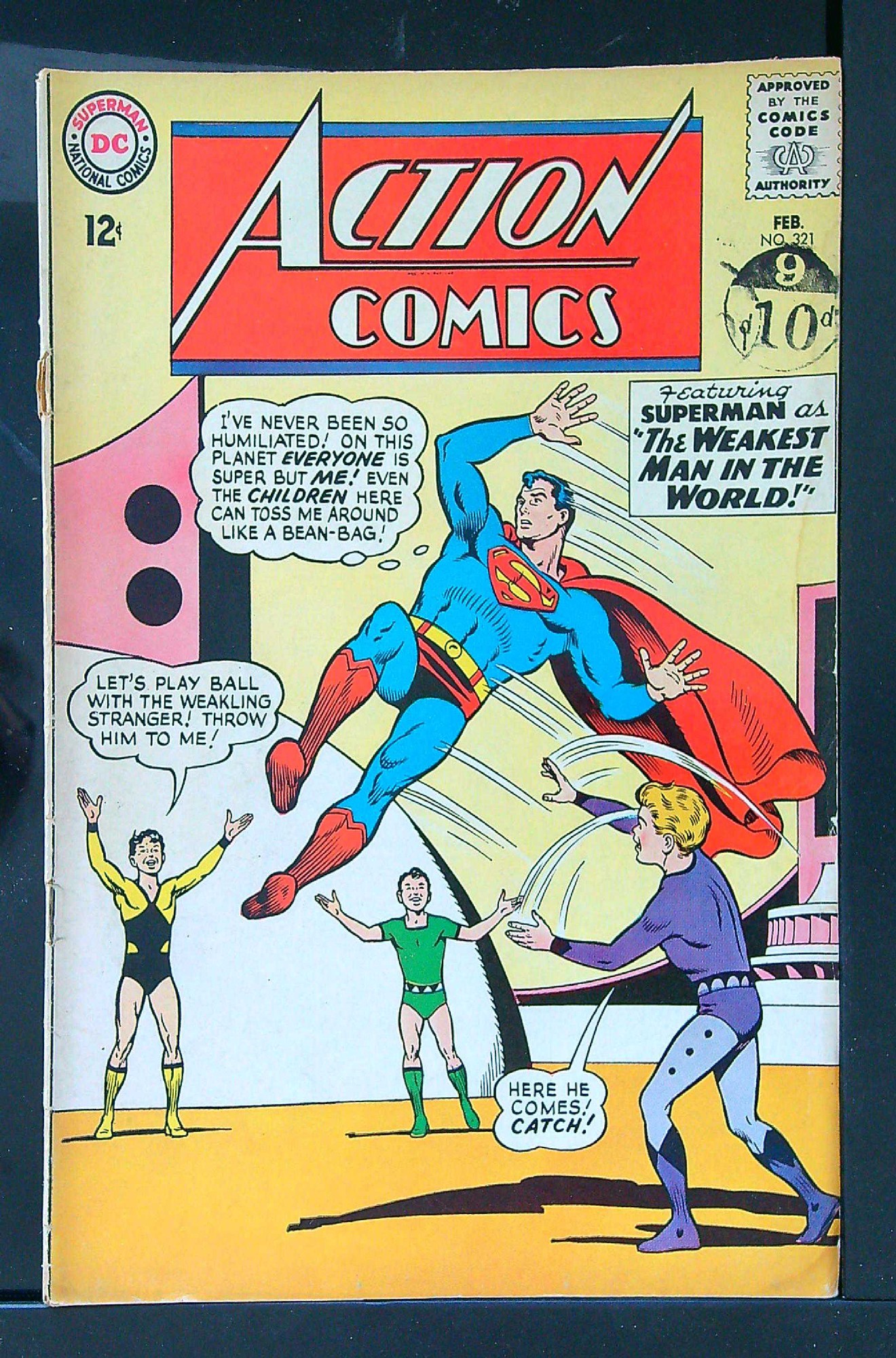 Cover of Action Comics (Vol 1) #321. One of 250,000 Vintage American Comics on sale from Krypton!