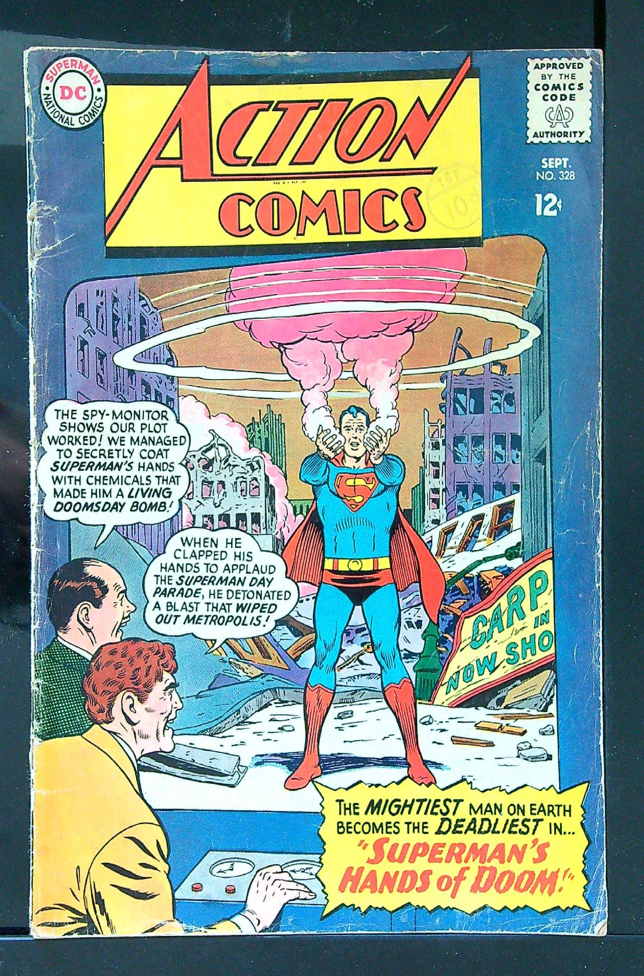 Cover of Action Comics (Vol 1) #328. One of 250,000 Vintage American Comics on sale from Krypton!