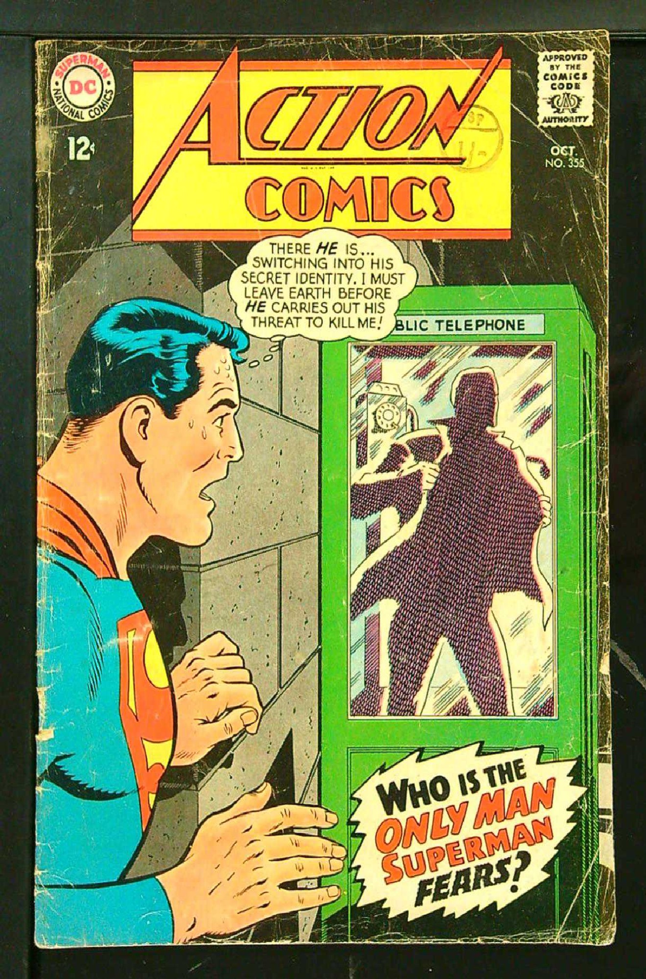 Cover of Action Comics (Vol 1) #355. One of 250,000 Vintage American Comics on sale from Krypton!