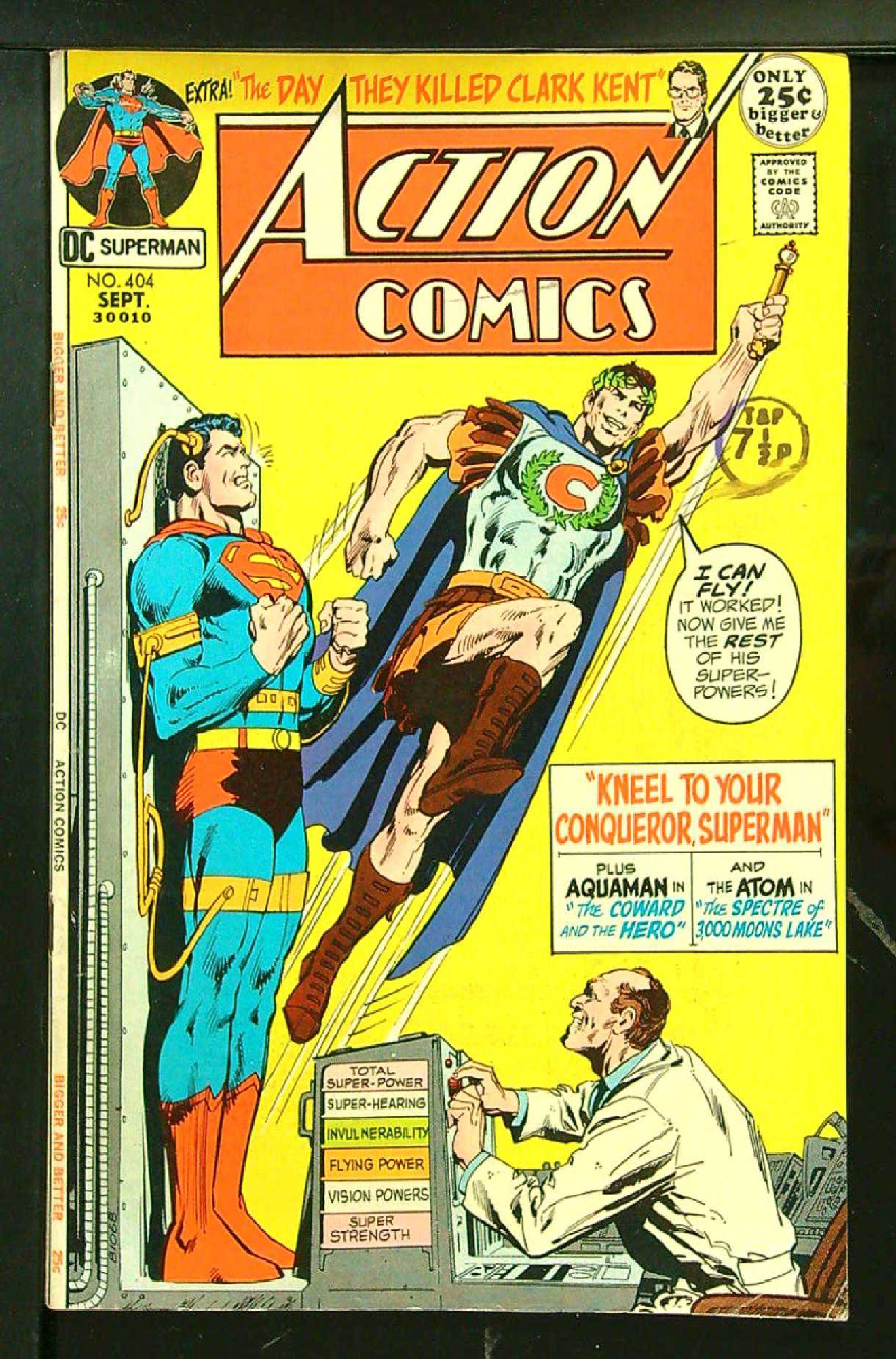 Cover of Action Comics (Vol 1) #404. One of 250,000 Vintage American Comics on sale from Krypton!