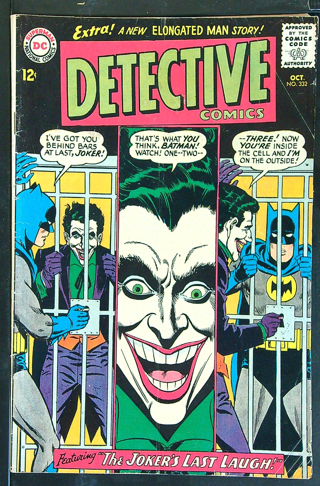 Cover of Detective Comics #332. One of 250,000 Vintage American Comics on sale from Krypton!
