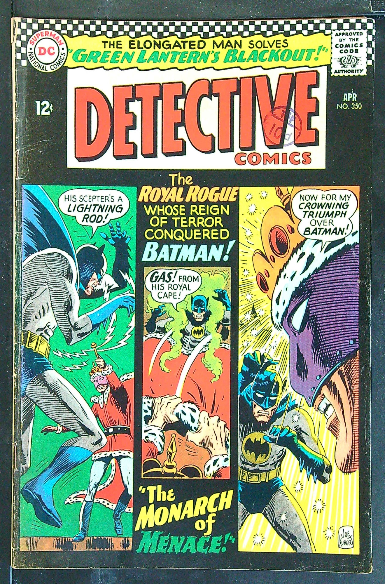 Cover of Detective Comics #350. One of 250,000 Vintage American Comics on sale from Krypton!