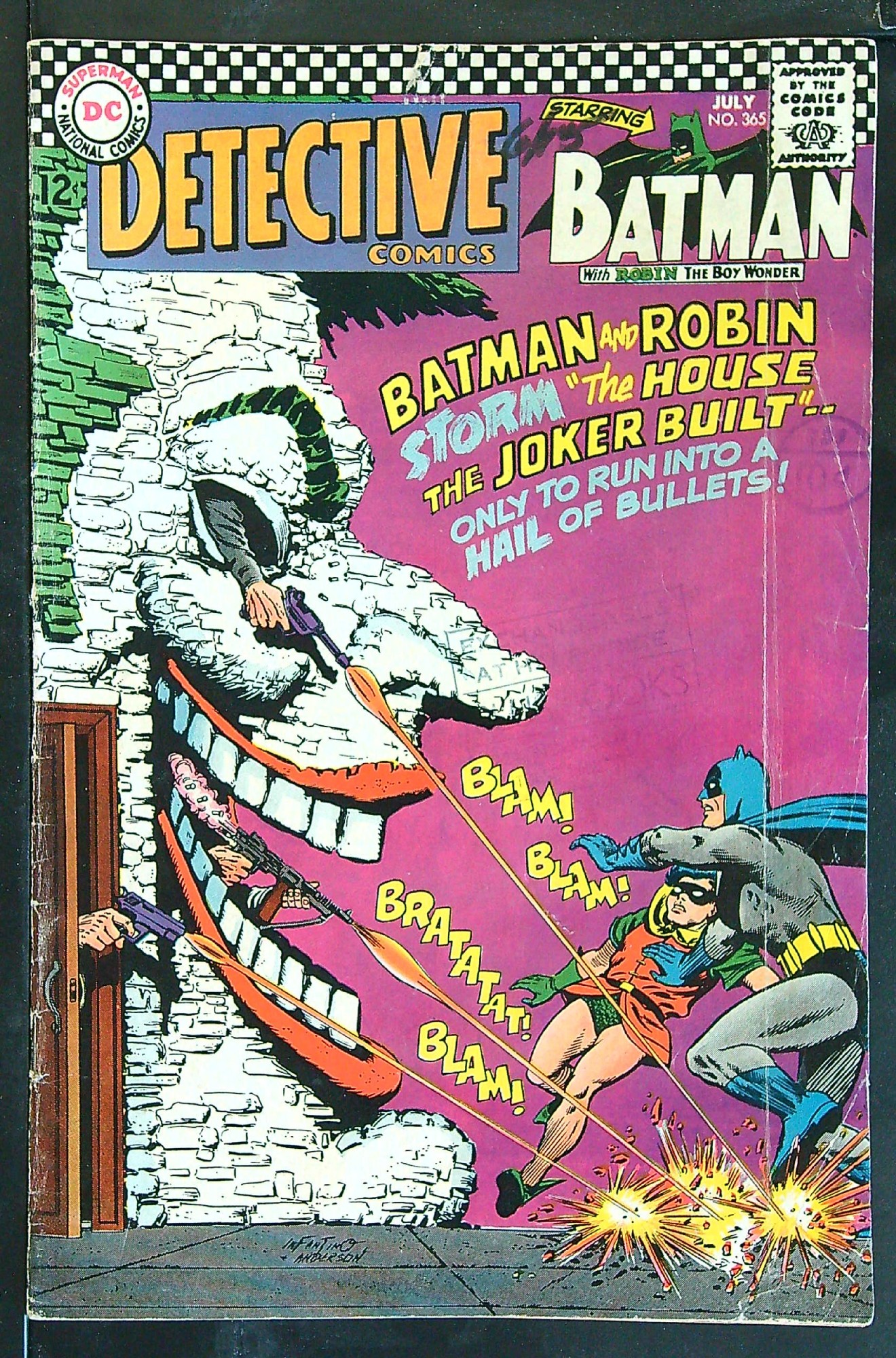 Cover of Detective Comics #365. One of 250,000 Vintage American Comics on sale from Krypton!