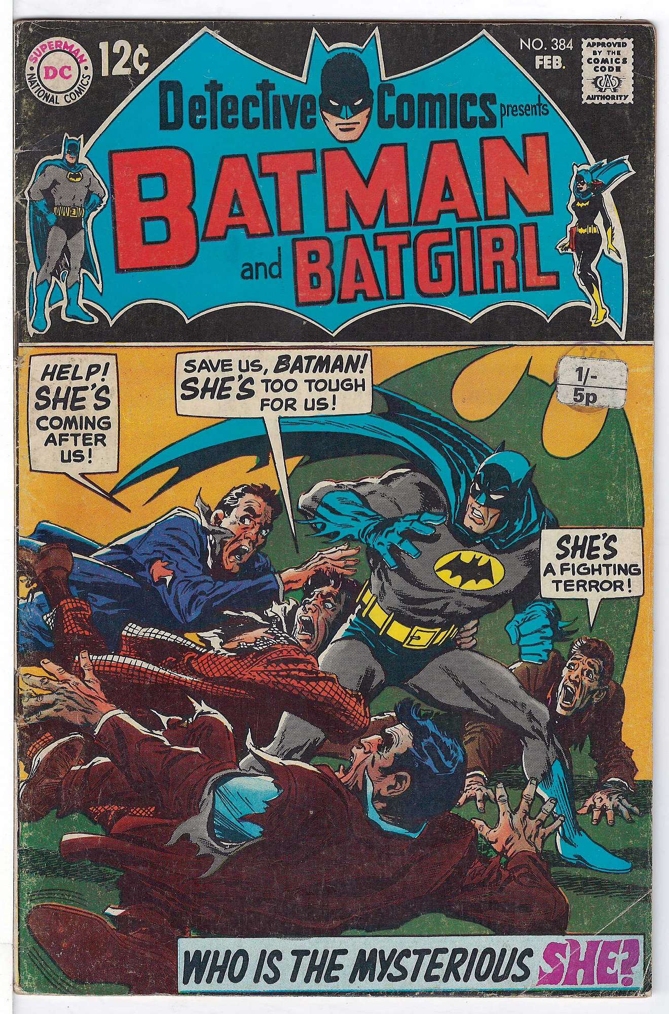 Cover of Detective Comics #384. One of 250,000 Vintage American Comics on sale from Krypton!
