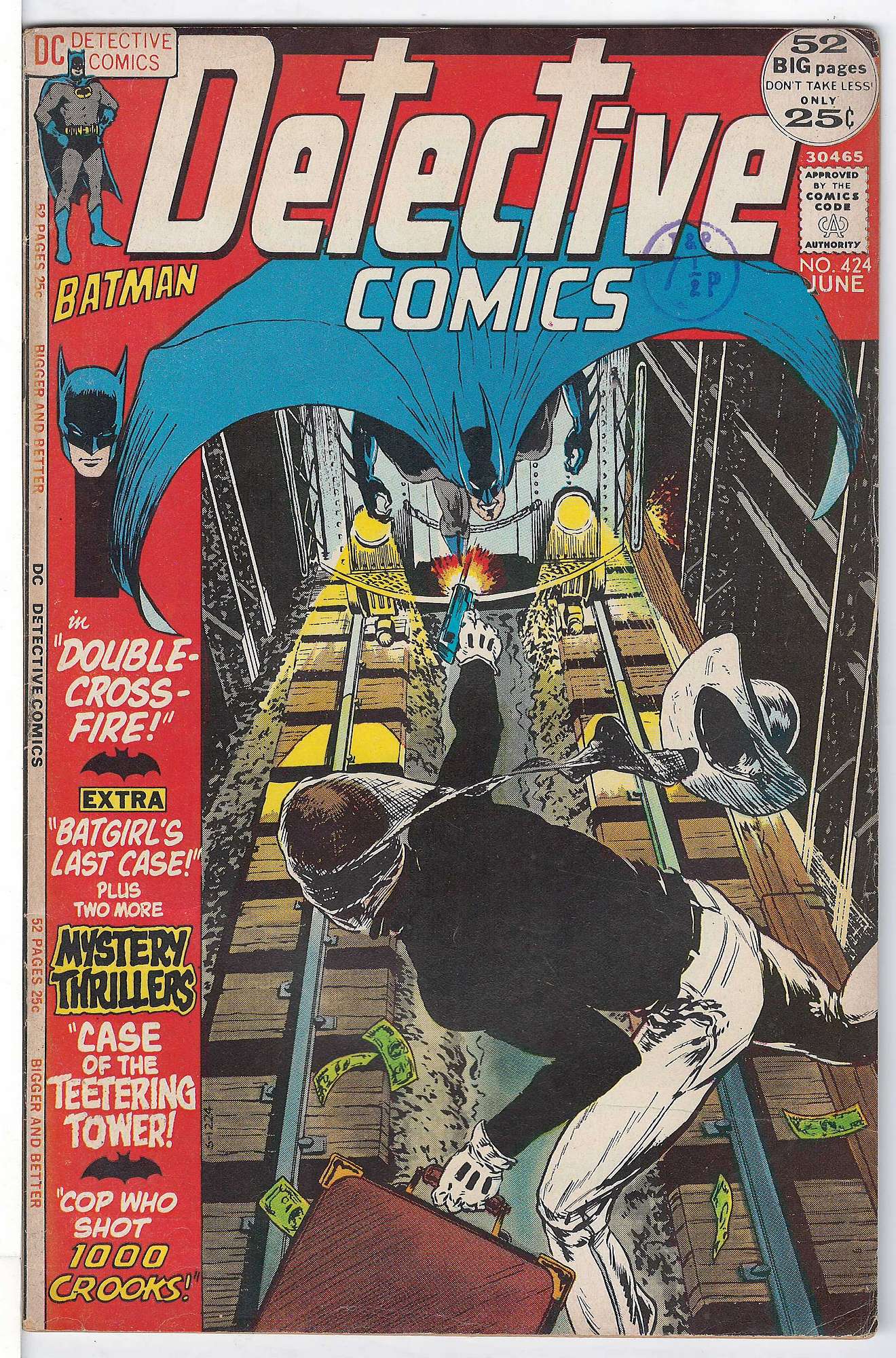 Cover of Detective Comics #424. One of 250,000 Vintage American Comics on sale from Krypton!