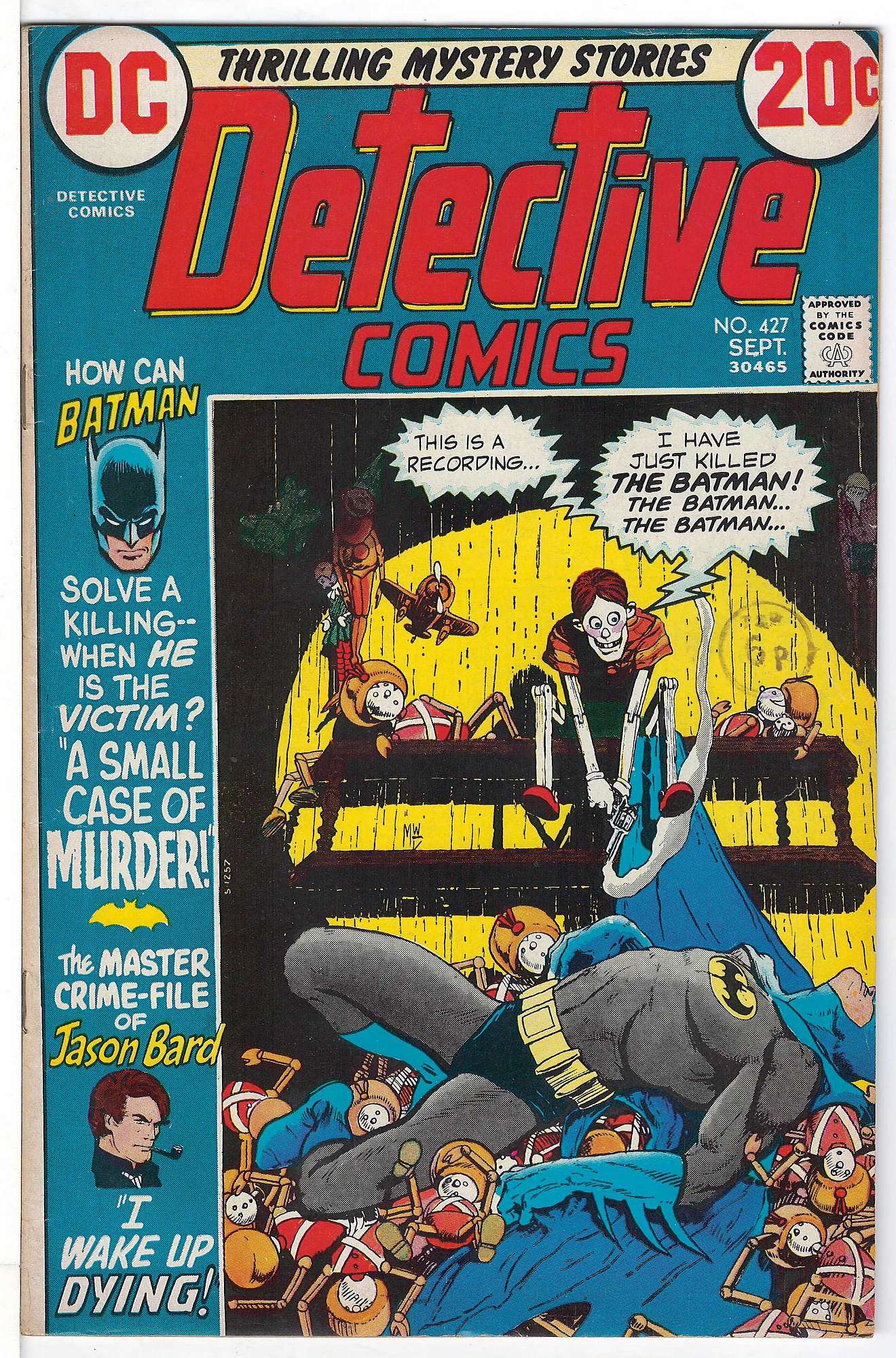 Cover of Detective Comics #427. One of 250,000 Vintage American Comics on sale from Krypton!