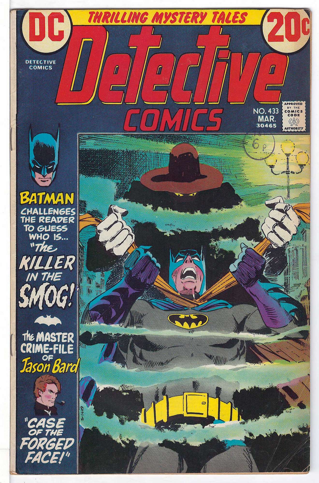 Cover of Detective Comics #433. One of 250,000 Vintage American Comics on sale from Krypton!
