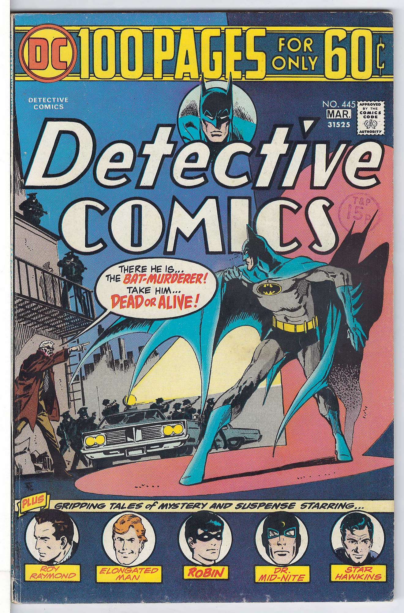Cover of Detective Comics #445. One of 250,000 Vintage American Comics on sale from Krypton!