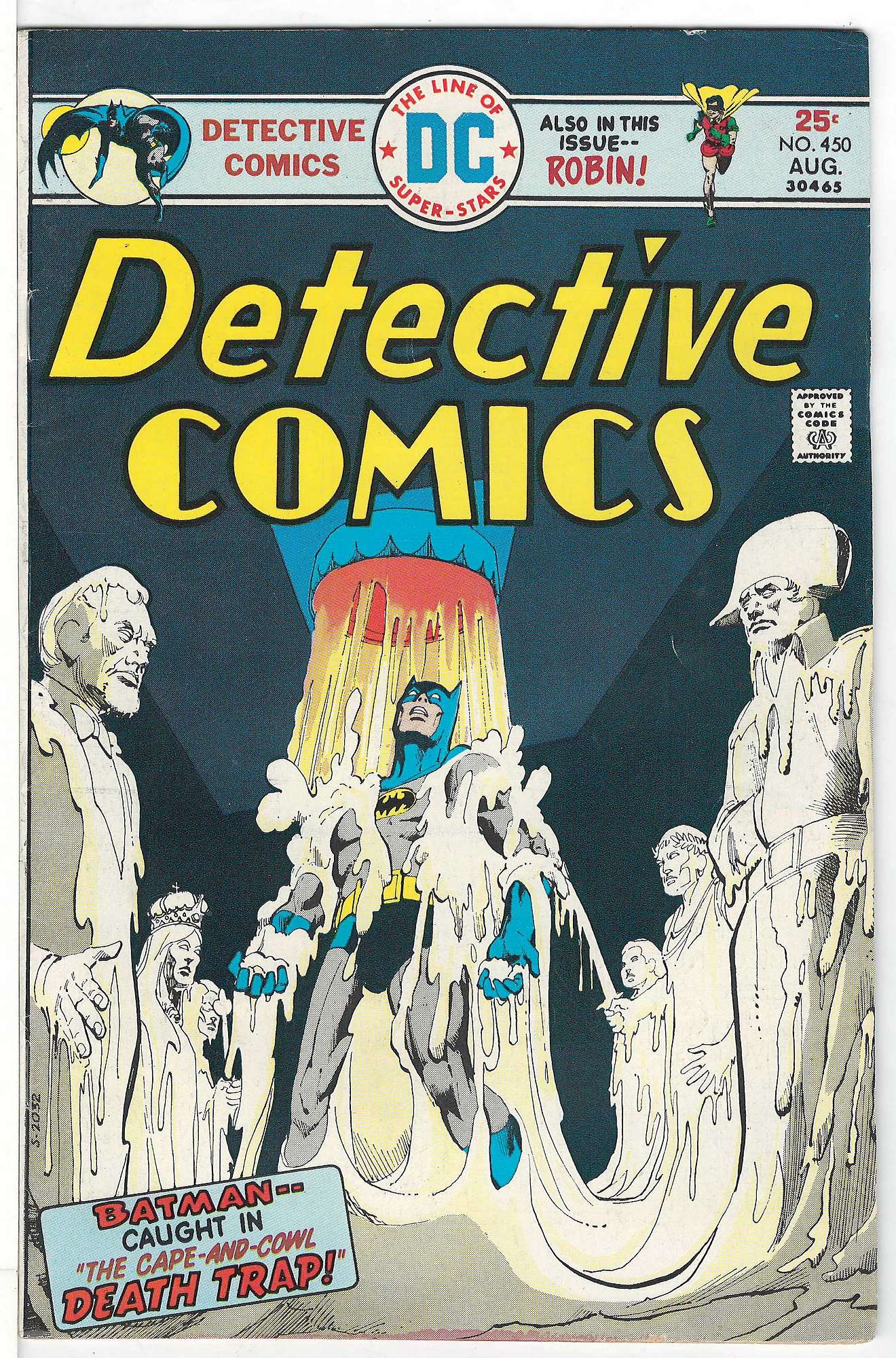 Cover of Detective Comics #450. One of 250,000 Vintage American Comics on sale from Krypton!