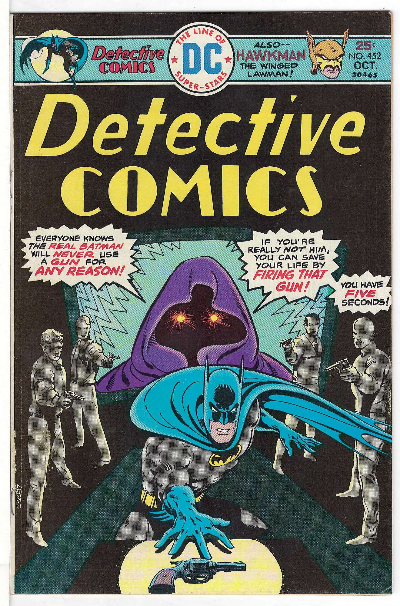 Cover of Detective Comics #452. One of 250,000 Vintage American Comics on sale from Krypton!