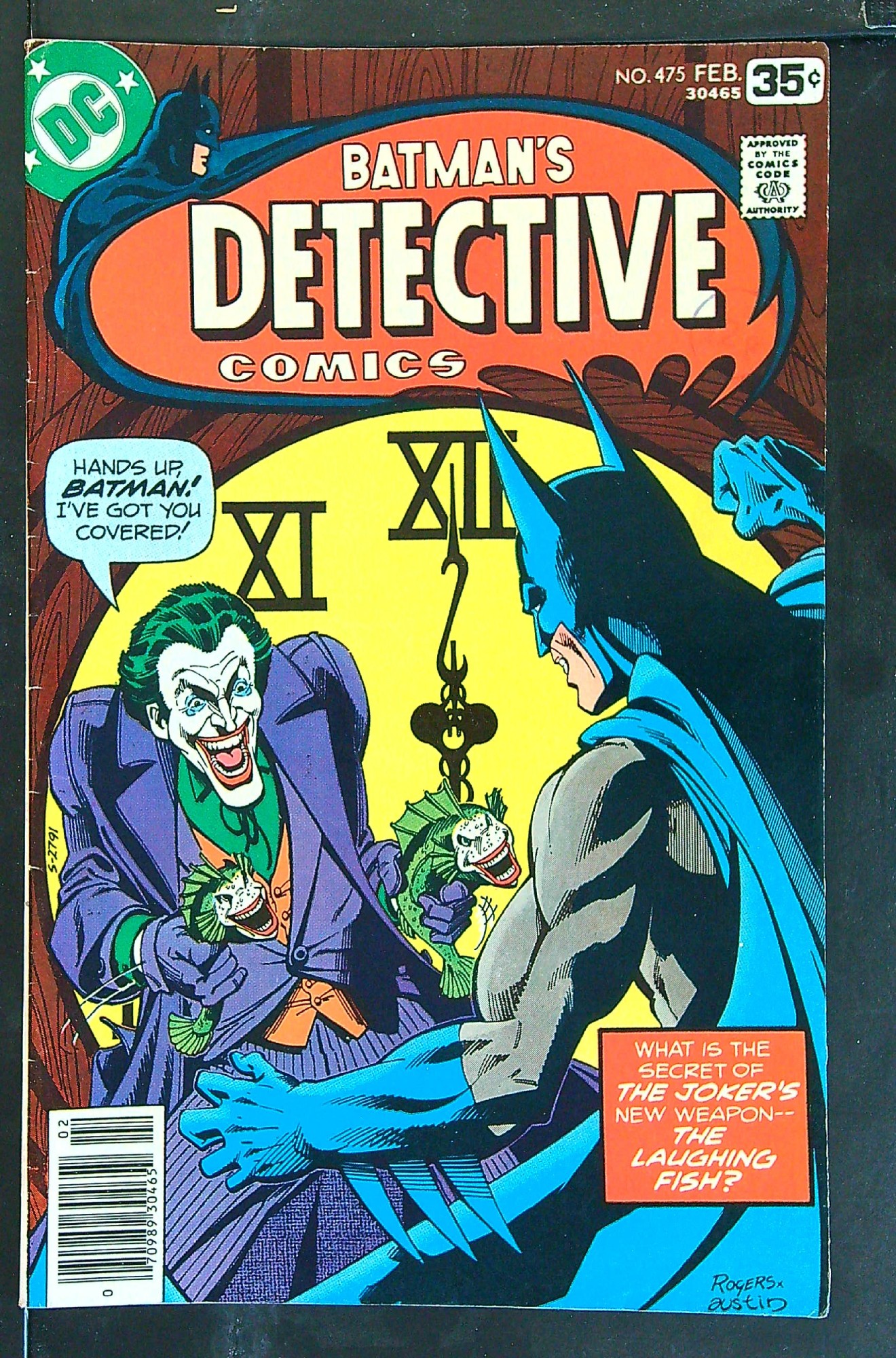 Cover of Detective Comics #475. One of 250,000 Vintage American Comics on sale from Krypton!