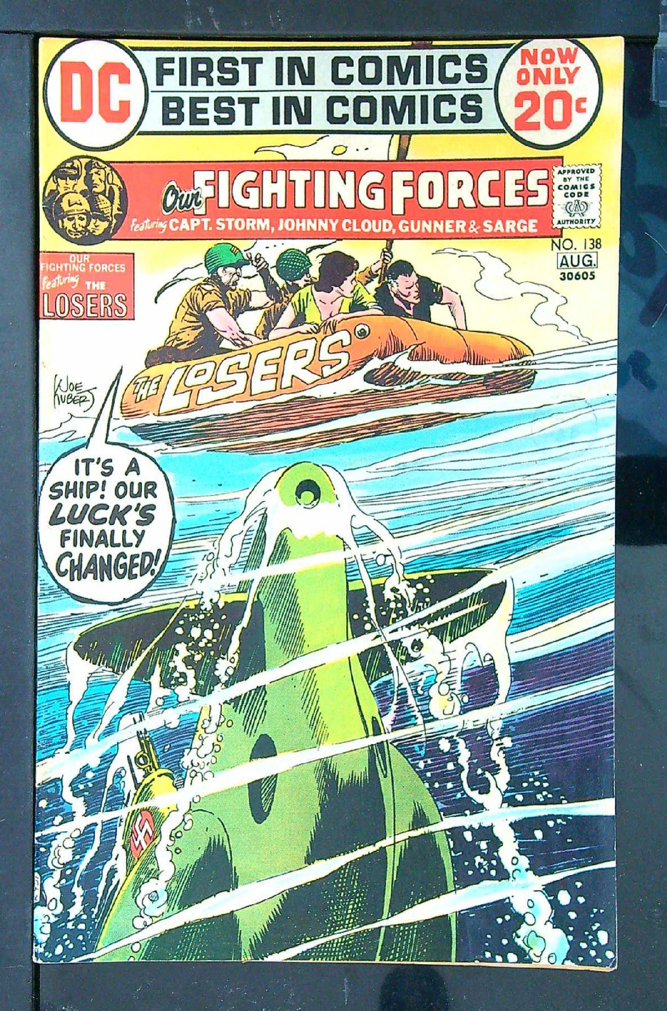Cover of Our Fighting Forces #138. One of 250,000 Vintage American Comics on sale from Krypton!