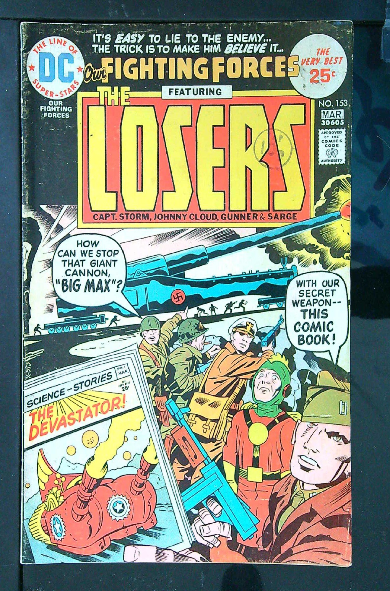 Cover of Our Fighting Forces #153. One of 250,000 Vintage American Comics on sale from Krypton!