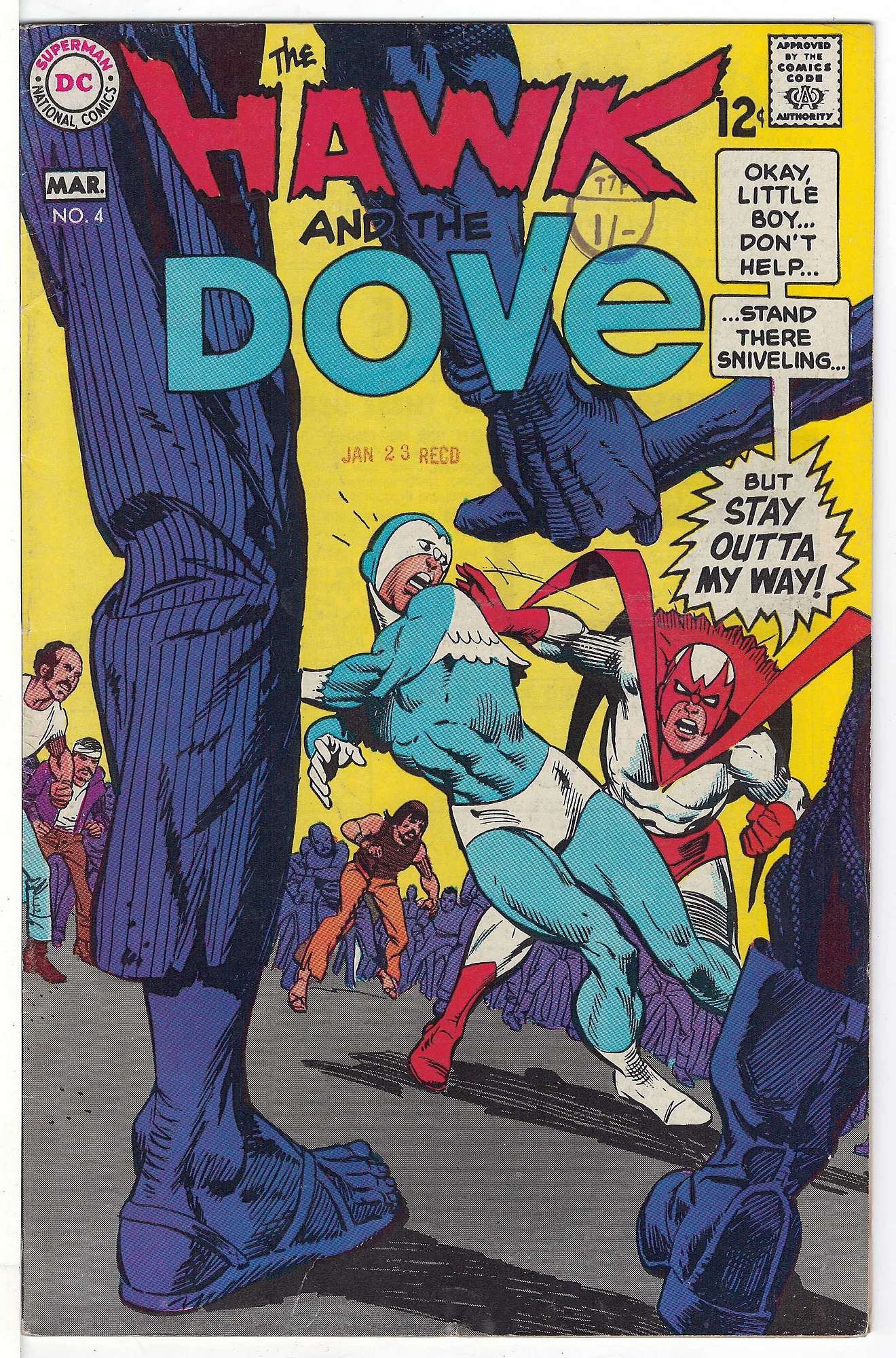Cover of Hawk & Dove (Vol 1) The #4. One of 250,000 Vintage American Comics on sale from Krypton!