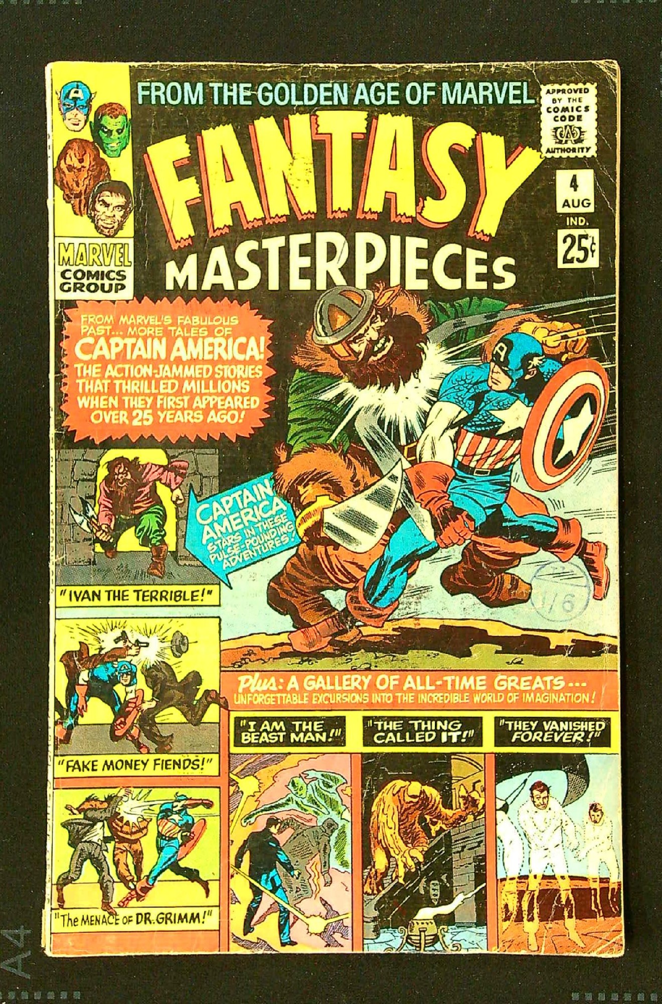 Cover of Fantasy Masterpieces (Vol 1) #4. One of 250,000 Vintage American Comics on sale from Krypton!