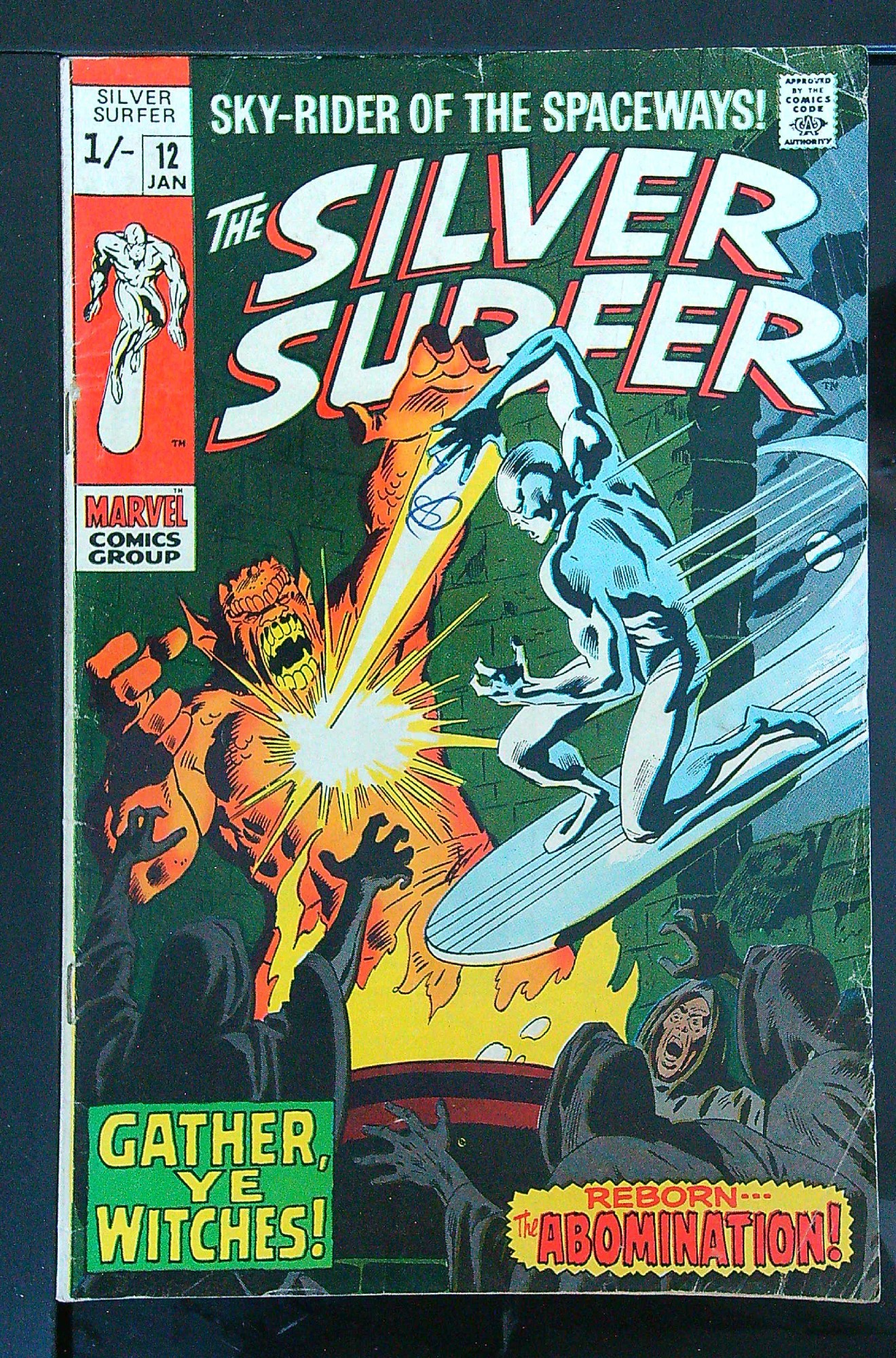 Cover of Silver Surfer (Vol 1) #12. One of 250,000 Vintage American Comics on sale from Krypton!