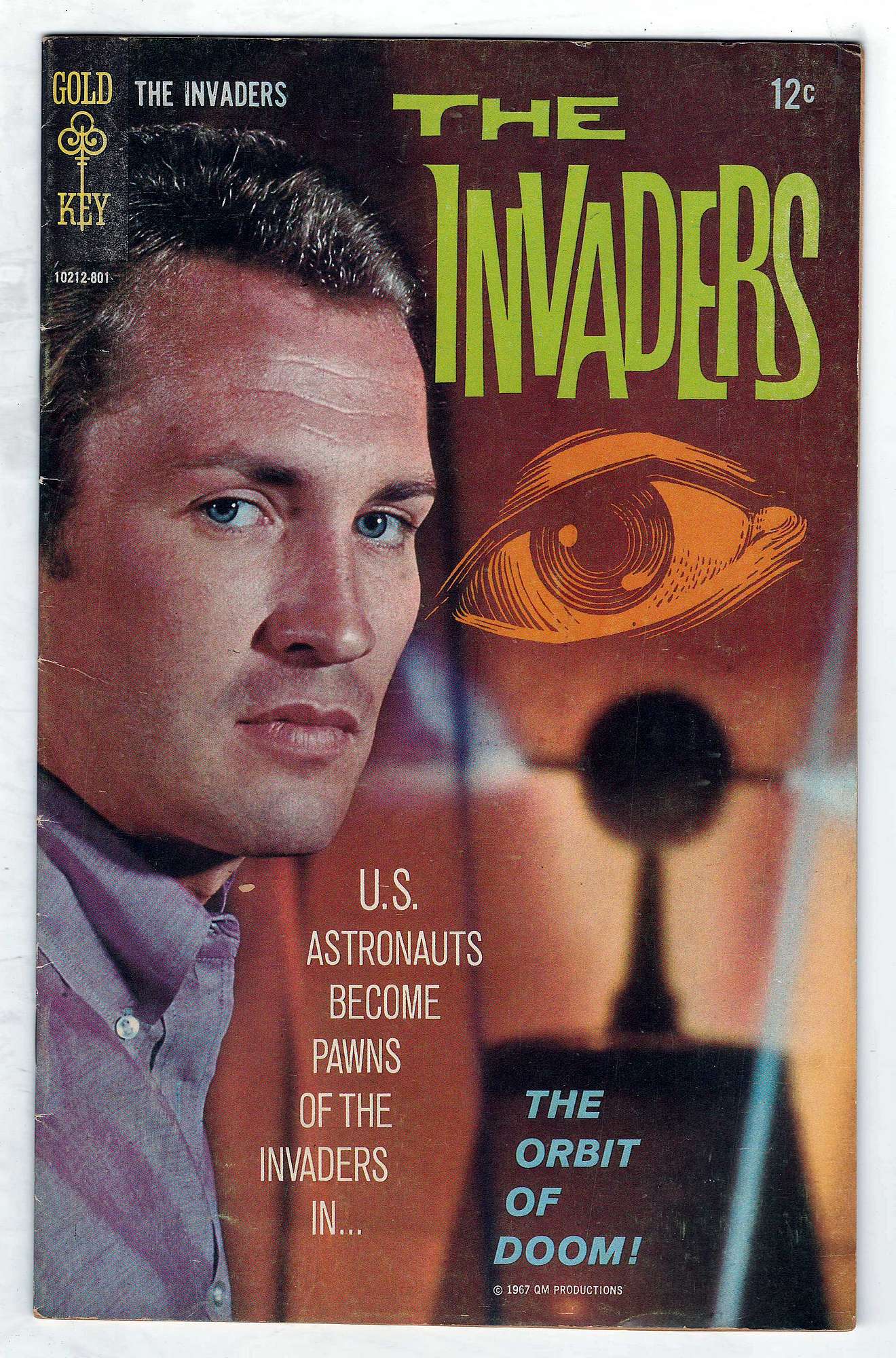 ACTUAL SCAN OF COMIC!<br> Cover of Invaders (Vol 1) (Gold Key) #2. One of 250,000 Vintage American Comics on sale from Krypton!