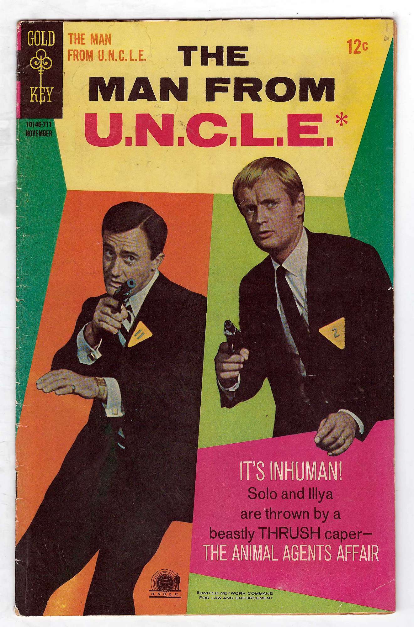 ACTUAL SCAN OF COMIC!<br> Cover of Man From U.N.C.L.E. (Vol 1) The #15. One of 250,000 Vintage American Comics on sale from Krypton!
