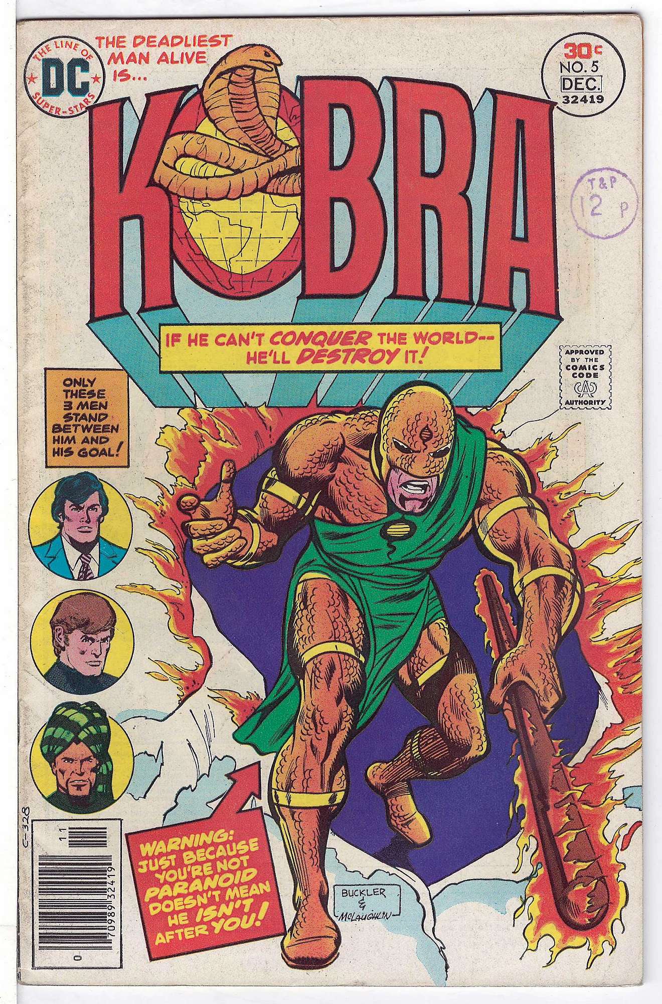 Cover of Kobra (Vol 1) #5. One of 250,000 Vintage American Comics on sale from Krypton!