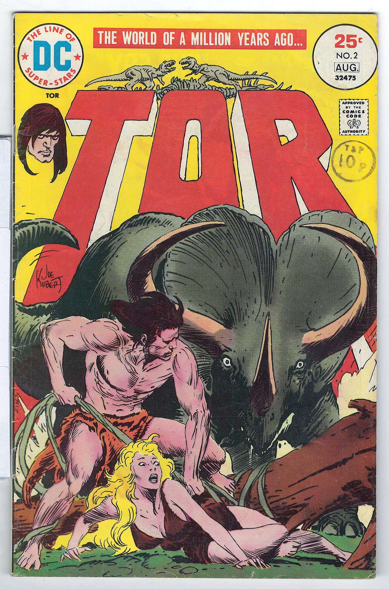 Cover of Tor (Vol 1) #2. One of 250,000 Vintage American Comics on sale from Krypton!