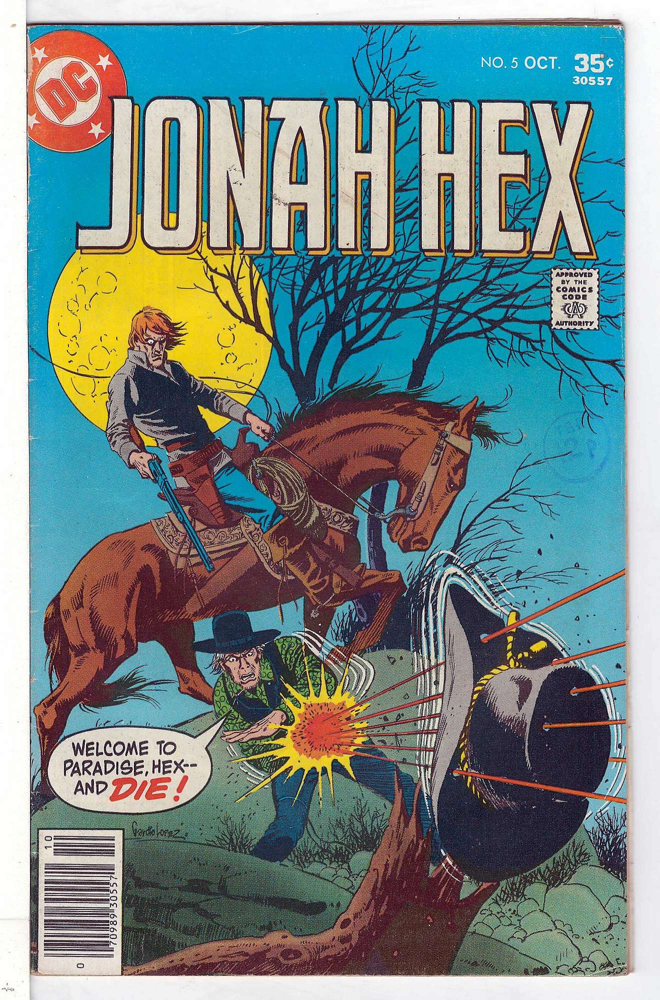 Cover of Jonah Hex (Vol 1) #5. One of 250,000 Vintage American Comics on sale from Krypton!