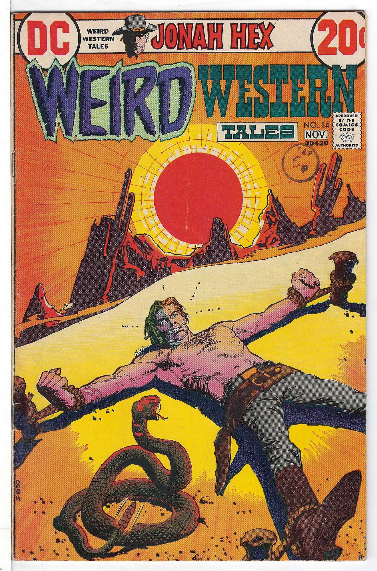 Cover of Weird Western Tales (Vol 1) #14. One of 250,000 Vintage American Comics on sale from Krypton!
