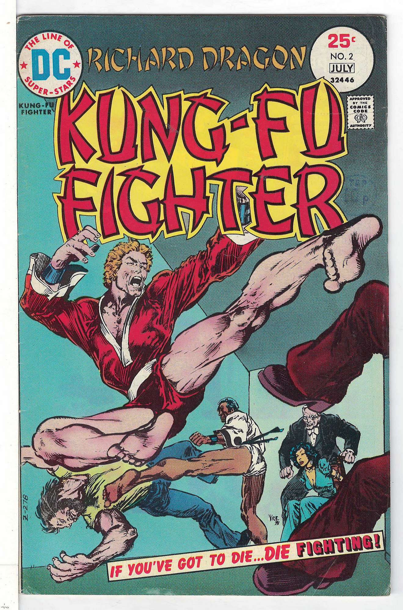 Cover of Richard Dragon (Vol 1) Kung-Fu Fighter #2. One of 250,000 Vintage American Comics on sale from Krypton!