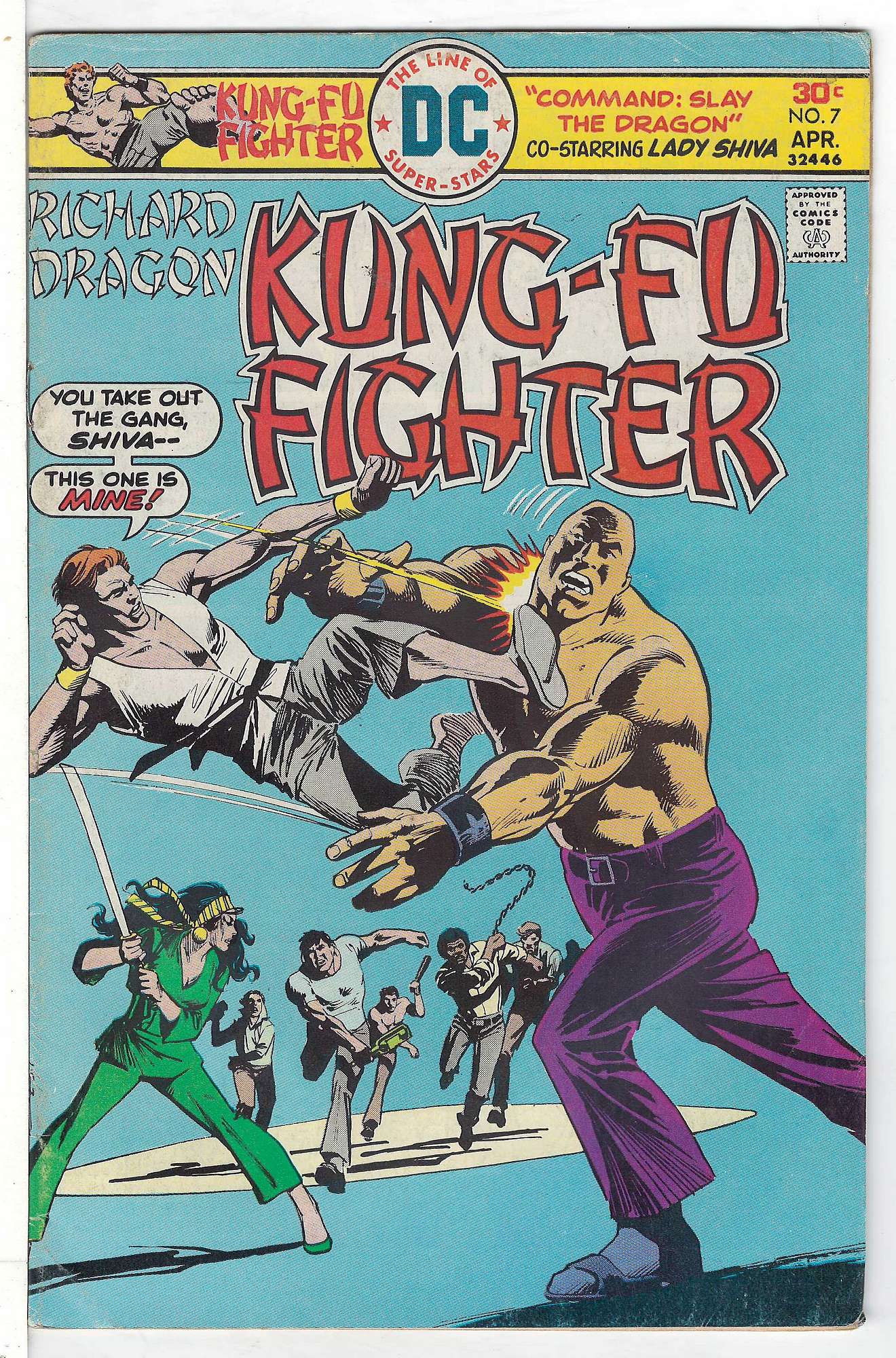 Cover of Richard Dragon (Vol 1) Kung-Fu Fighter #7. One of 250,000 Vintage American Comics on sale from Krypton!