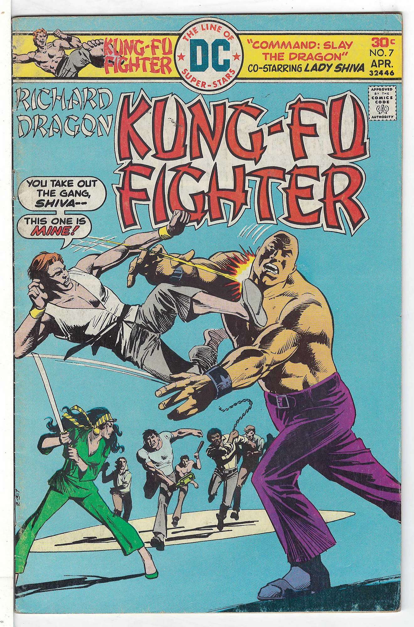 Cover of Richard Dragon (Vol 1) Kung-Fu Fighter #7. One of 250,000 Vintage American Comics on sale from Krypton!