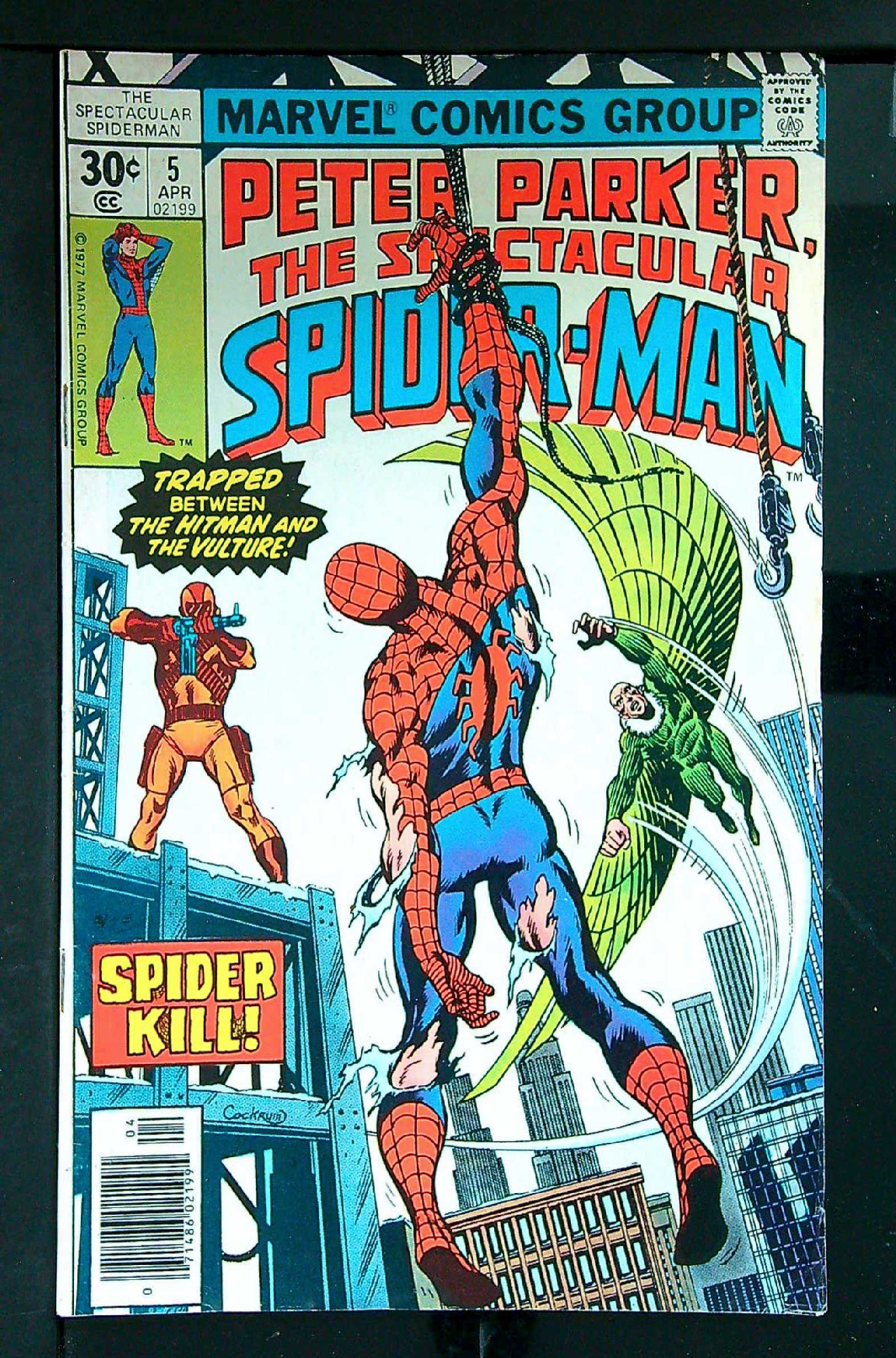 Cover of Spectacular Spider-Man (Vol 1) #5. One of 250,000 Vintage American Comics on sale from Krypton!