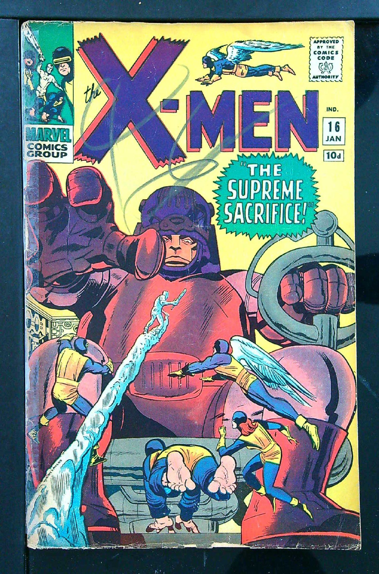 Cover of Uncanny X-Men (Vol 1) #16. One of 250,000 Vintage American Comics on sale from Krypton!