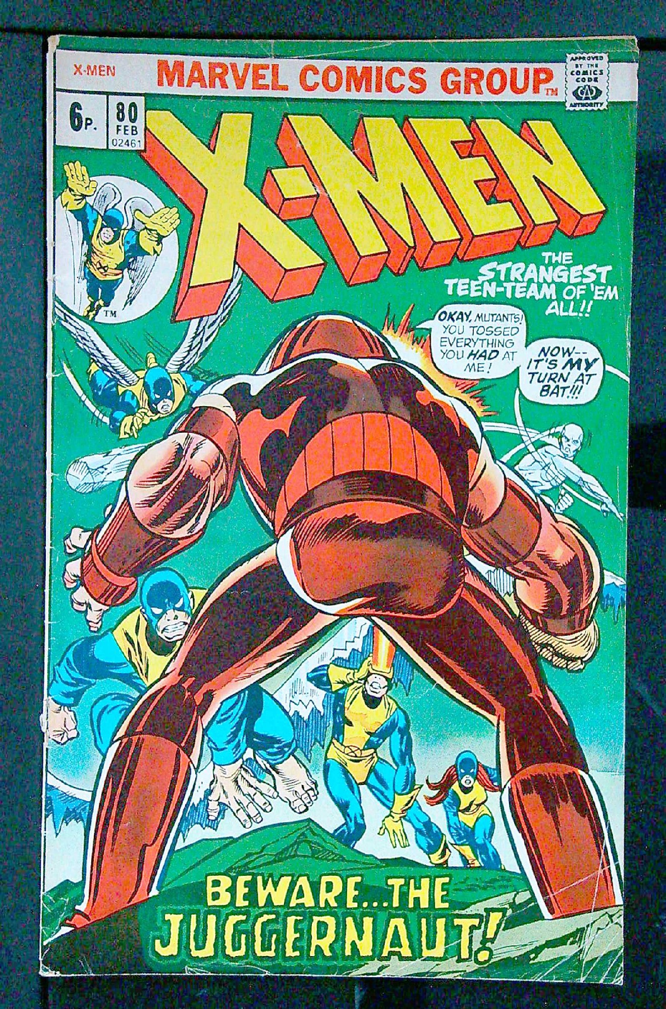 Cover of Uncanny X-Men (Vol 1) #80. One of 250,000 Vintage American Comics on sale from Krypton!