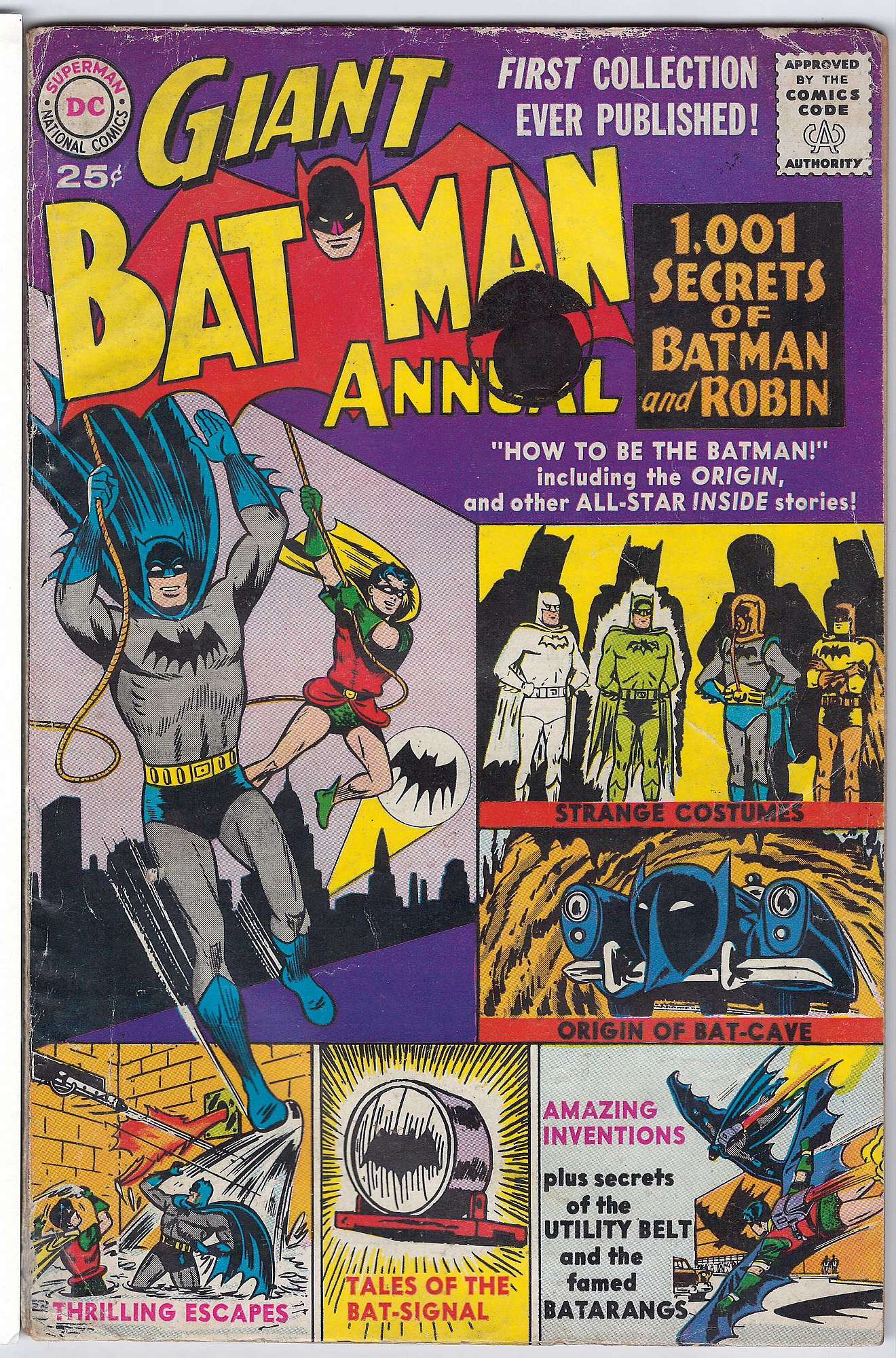 Cover of Batman Annual #1. One of 250,000 Vintage American Comics on sale from Krypton!