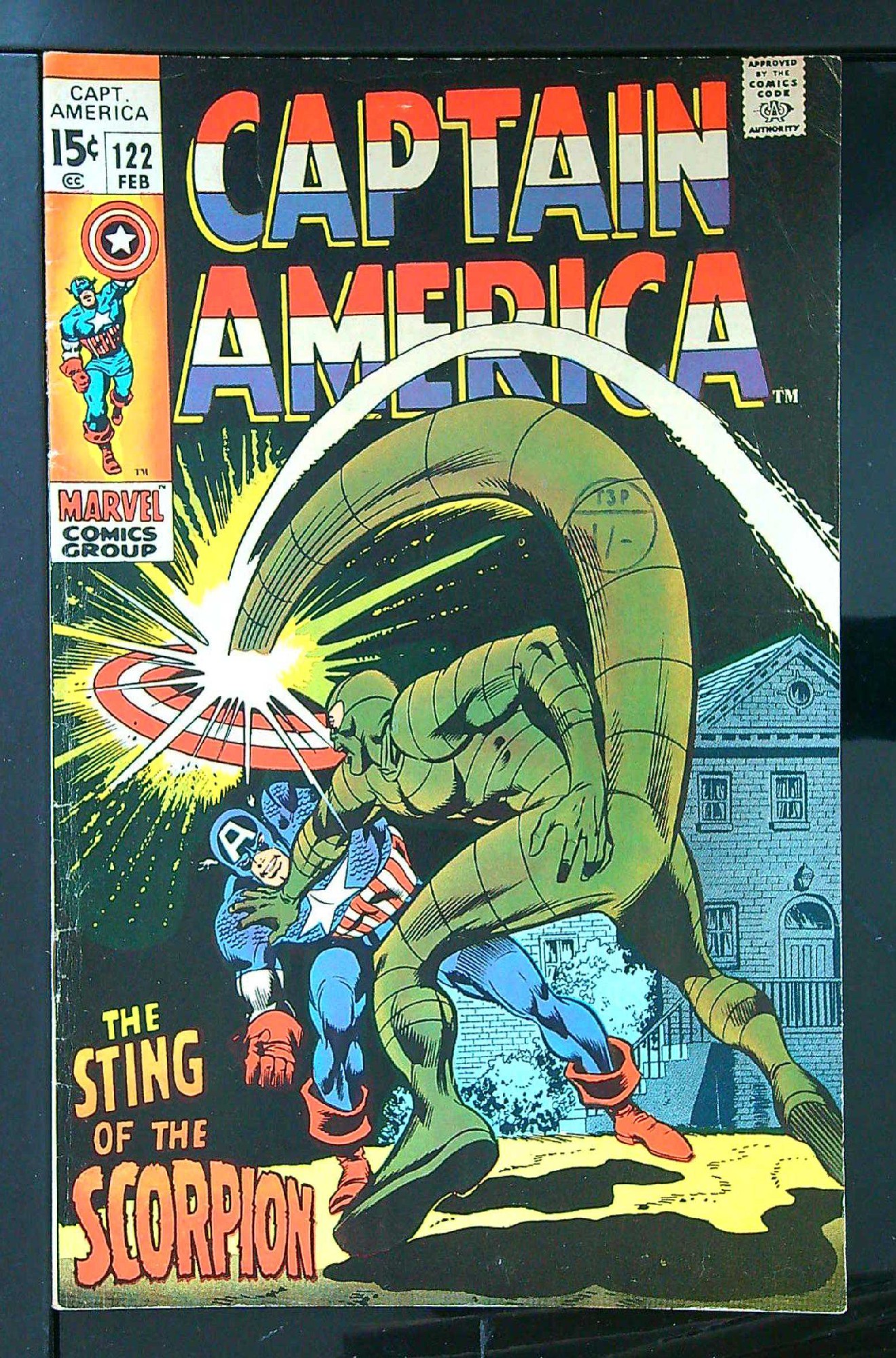 Cover of Captain America (Vol 1) #122. One of 250,000 Vintage American Comics on sale from Krypton!