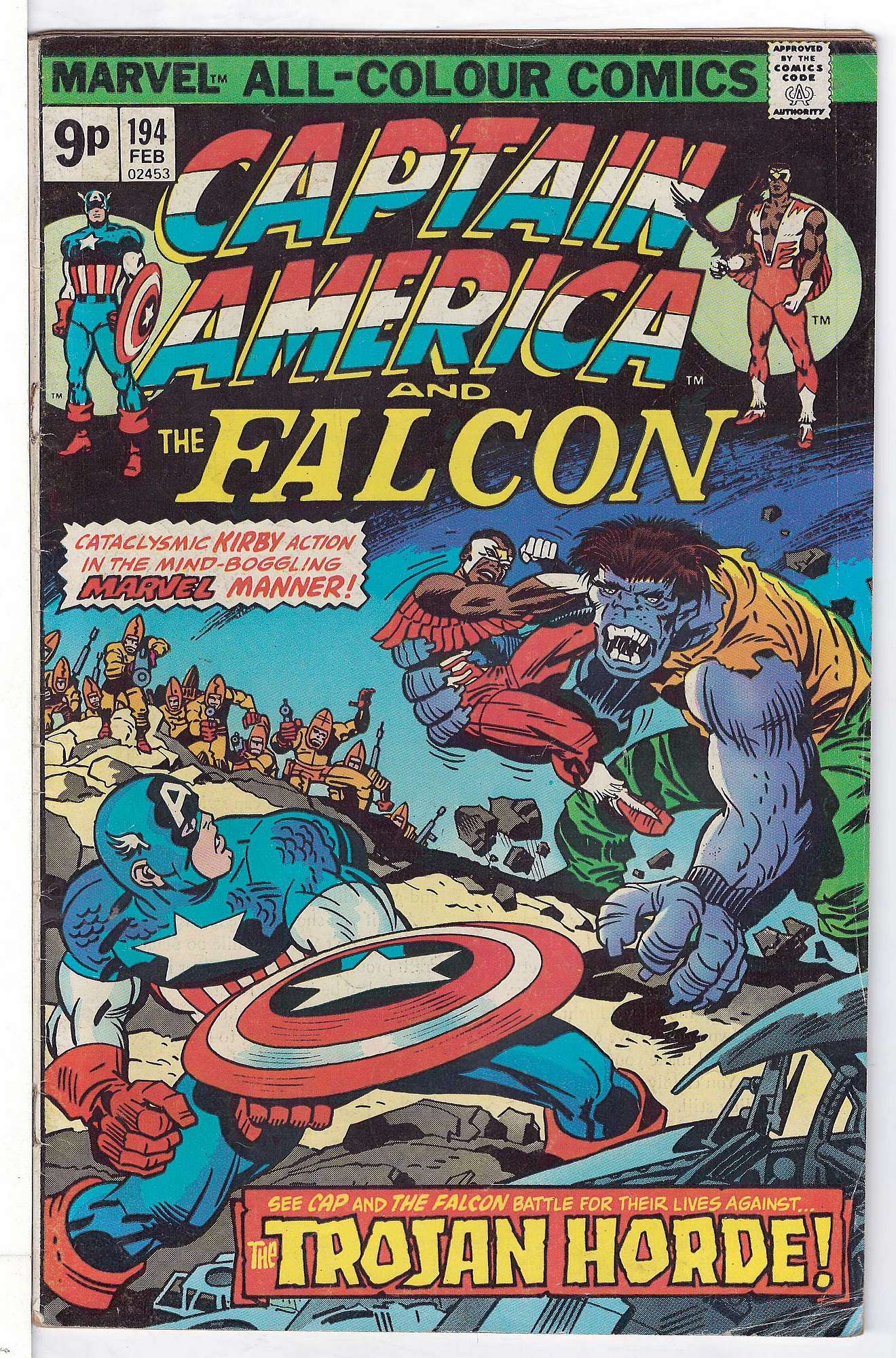 Cover of Captain America (Vol 1) #194. One of 250,000 Vintage American Comics on sale from Krypton!