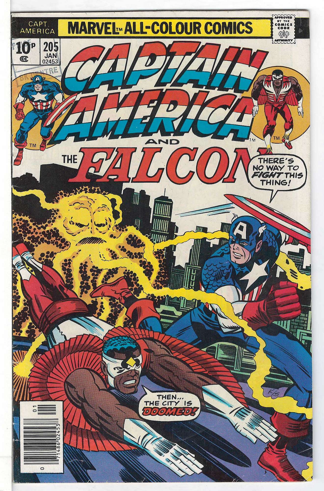Cover of Captain America (Vol 1) #205. One of 250,000 Vintage American Comics on sale from Krypton!